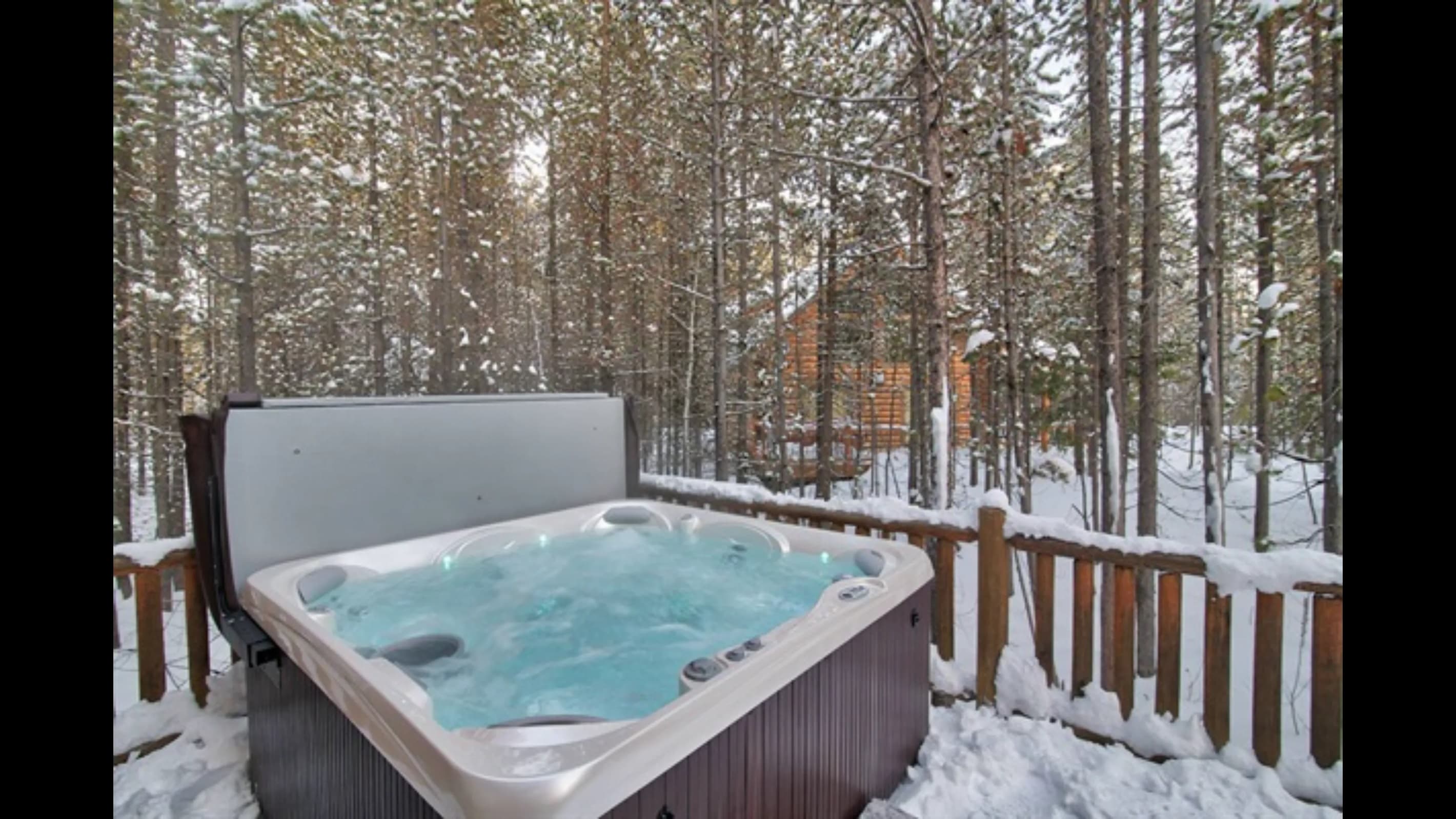 The home is in the wooded area, so you'll enjoy being surrounded by nature.