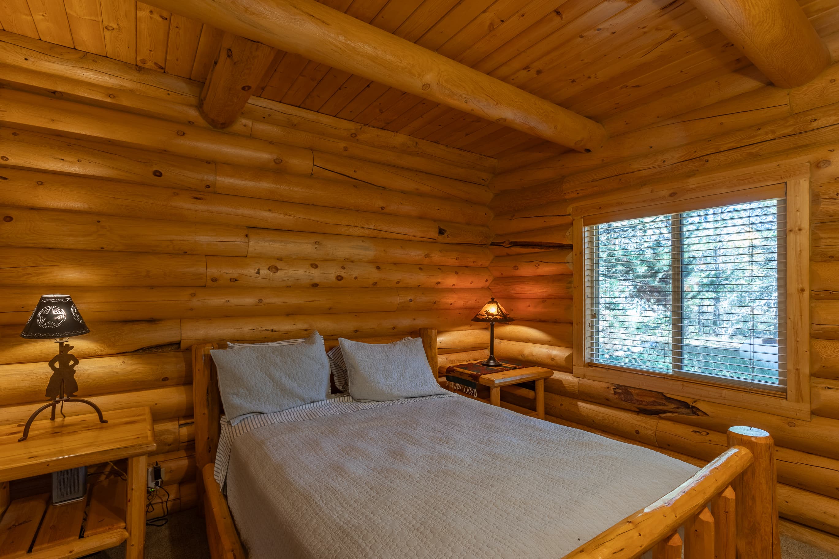 Bedroom 1 features a queen-size bed—perfect for a getaway!