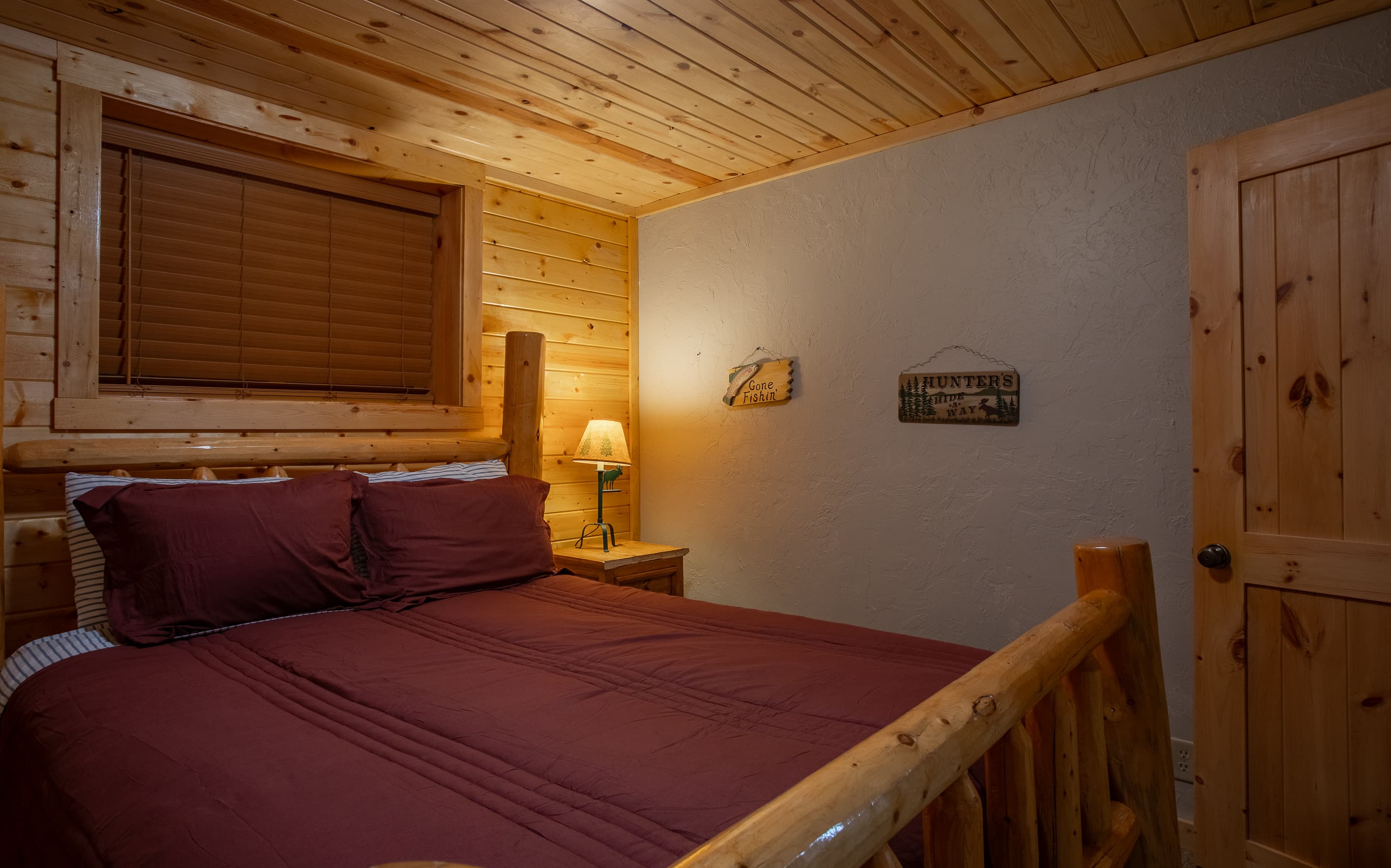 Bedroom 4 includes a plush queen bed.