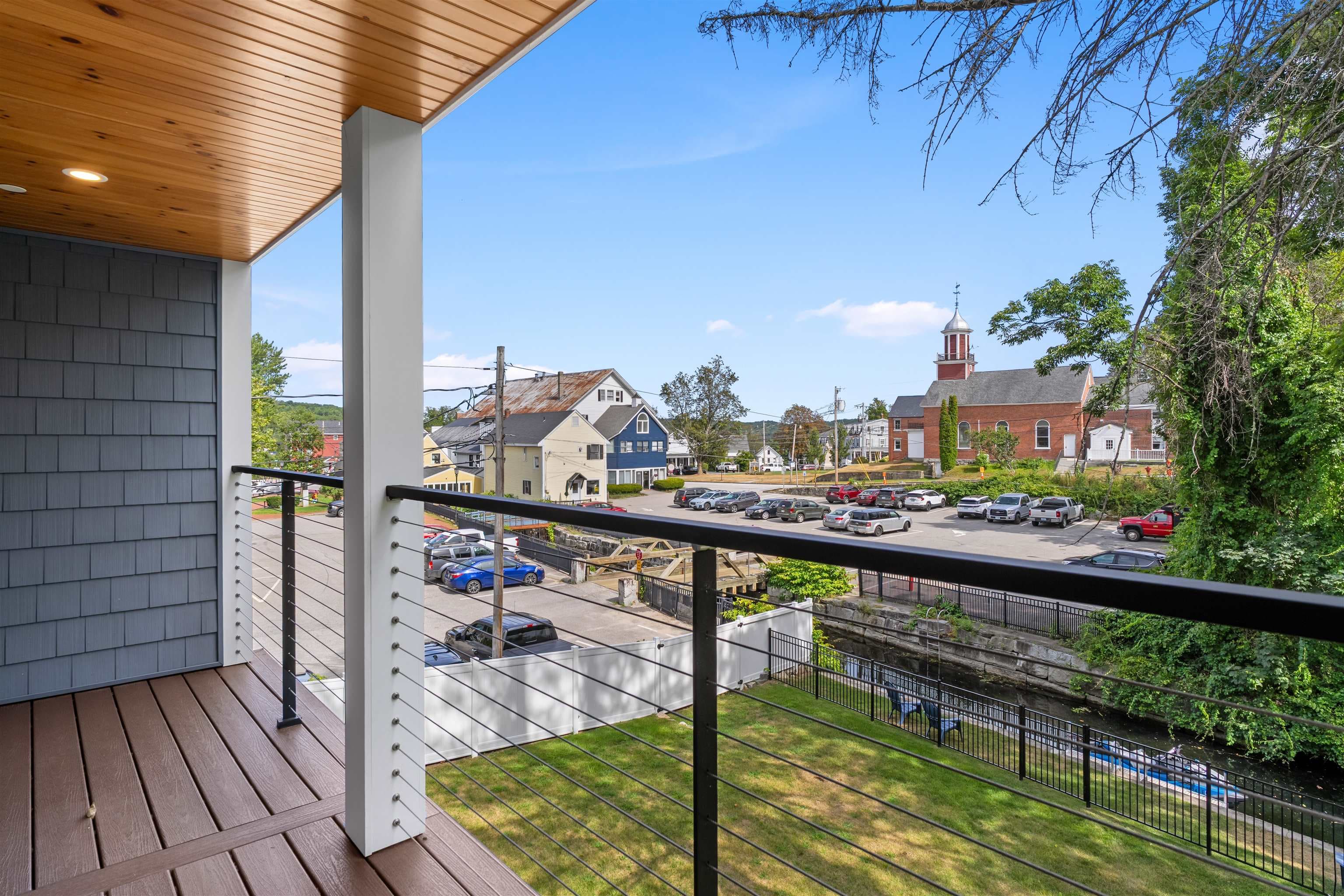 Private Balcony over looking the canal and Meredith