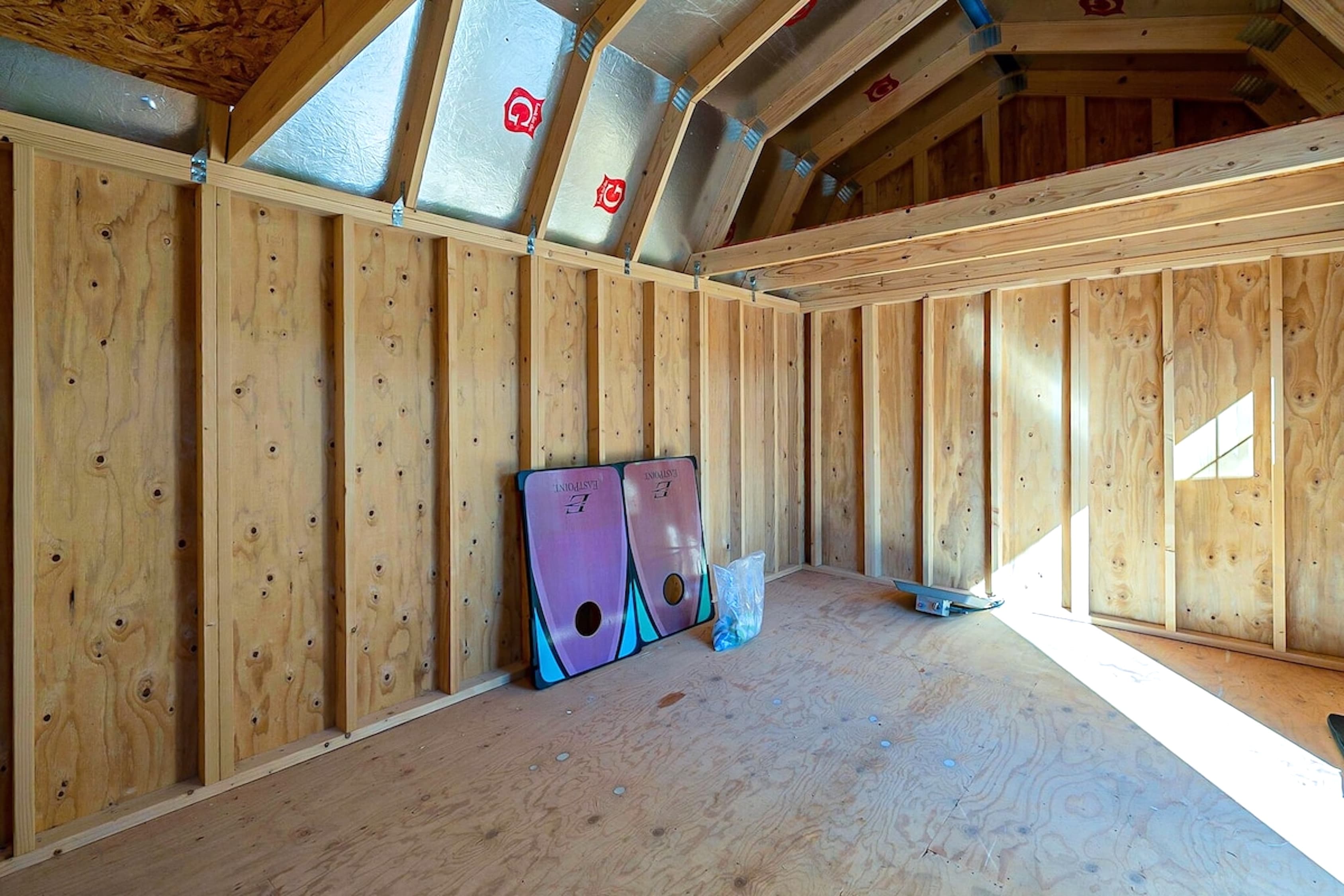 Tucked away behind the pines, this little cabin of its own hides all the fun—yard games, cornhole, and outdoor adventures waiting to be played under the cool mountain air.