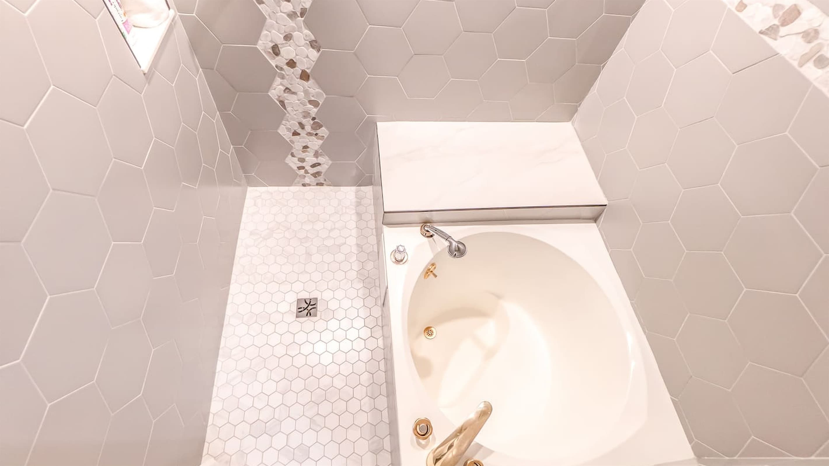 En-Suite Bath — Shower Tile Detail, Quality Finishes, Premium Materials Throughout