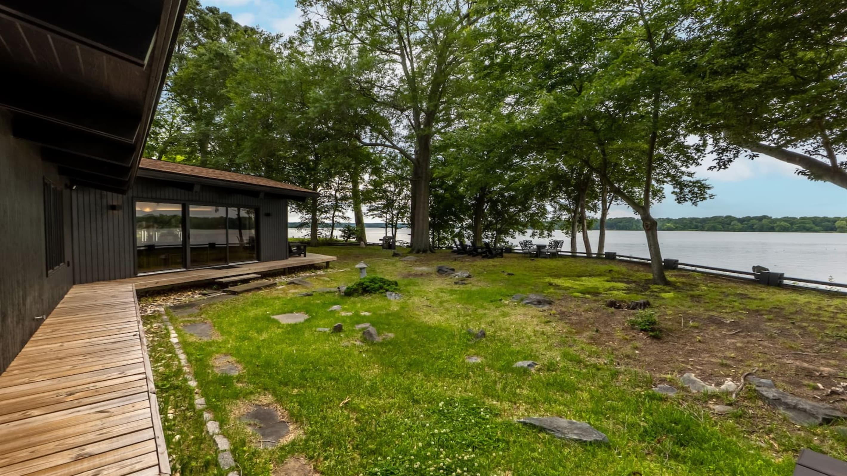 Waterfront Estate — Aerial View, Estate Grounds, Potomac River Proximity
