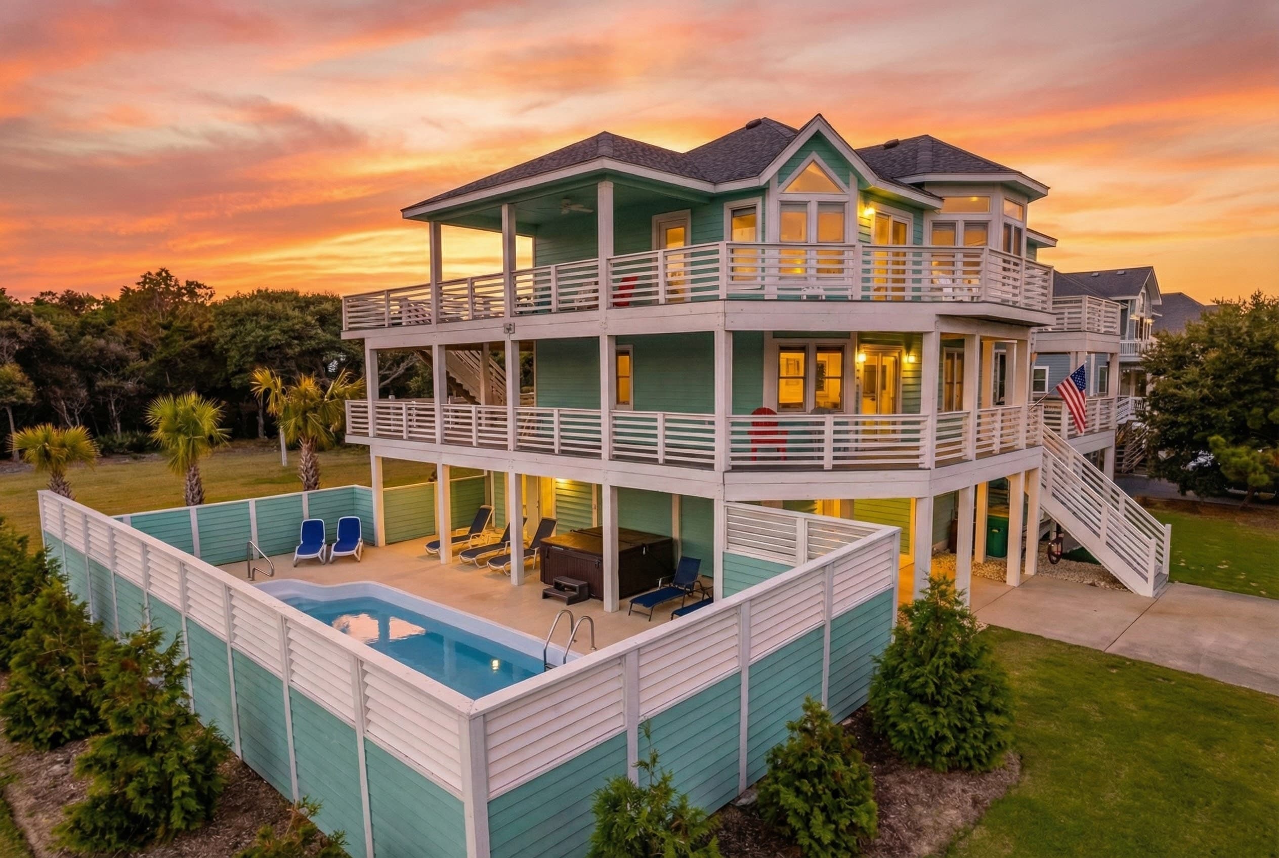 Harmankaya by LuxStayUSA — Luxury 6BR Coastal Retreat with Private Pool & Hot Tub | Whalehead Beach, Corolla OBX