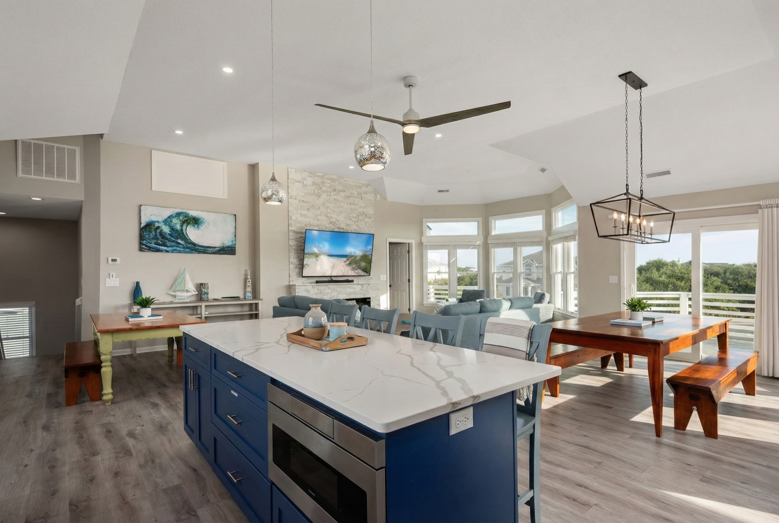 Gourmet Kitchen with Double Gas Oven, Dual Dishwashers & Oversized Fridge | Harmankaya, Corolla Outer Banks