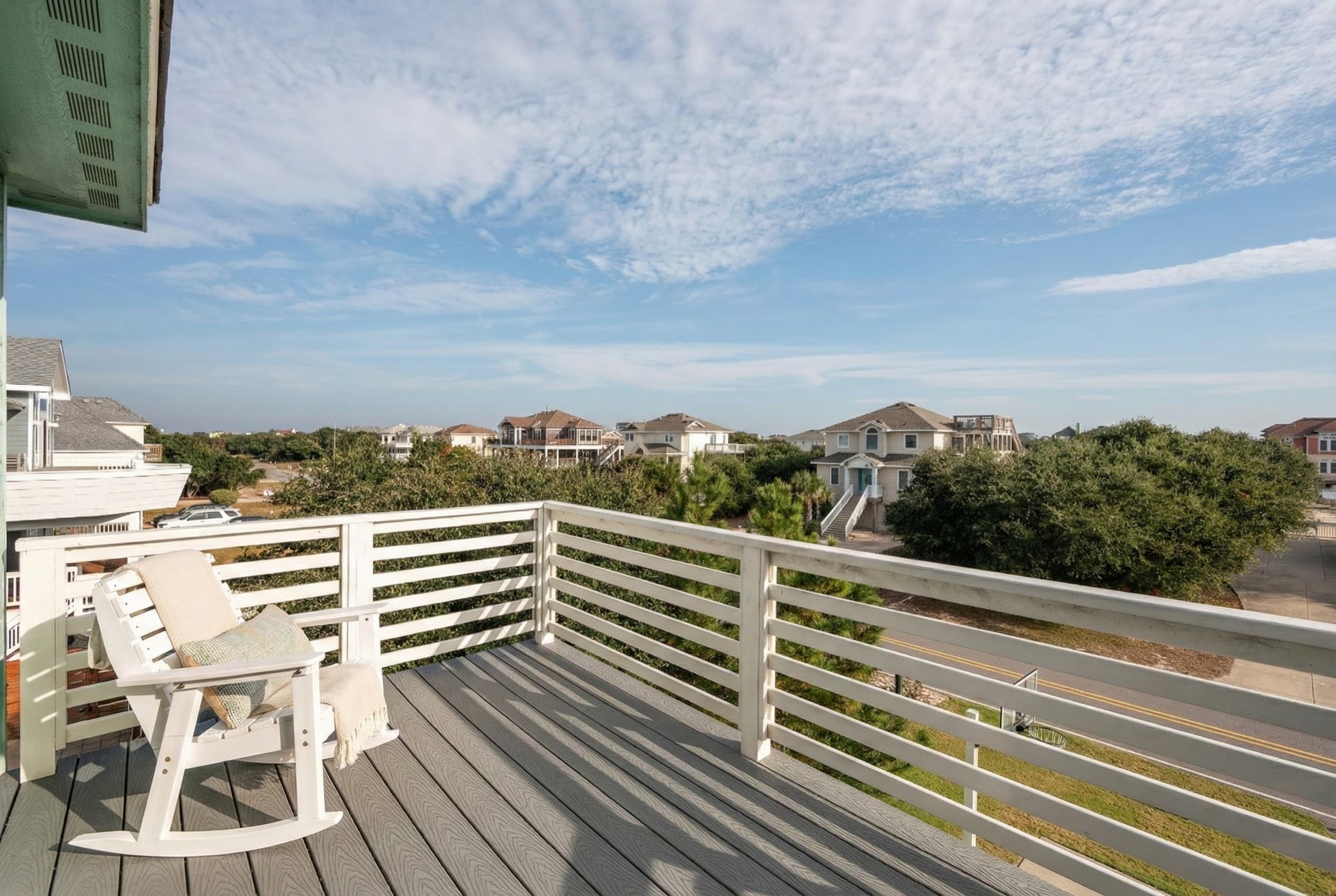 Wrap-Around Deck with Stunning Outer Banks Views — Multi-Level Outdoor Living | Harmankaya, Corolla NC