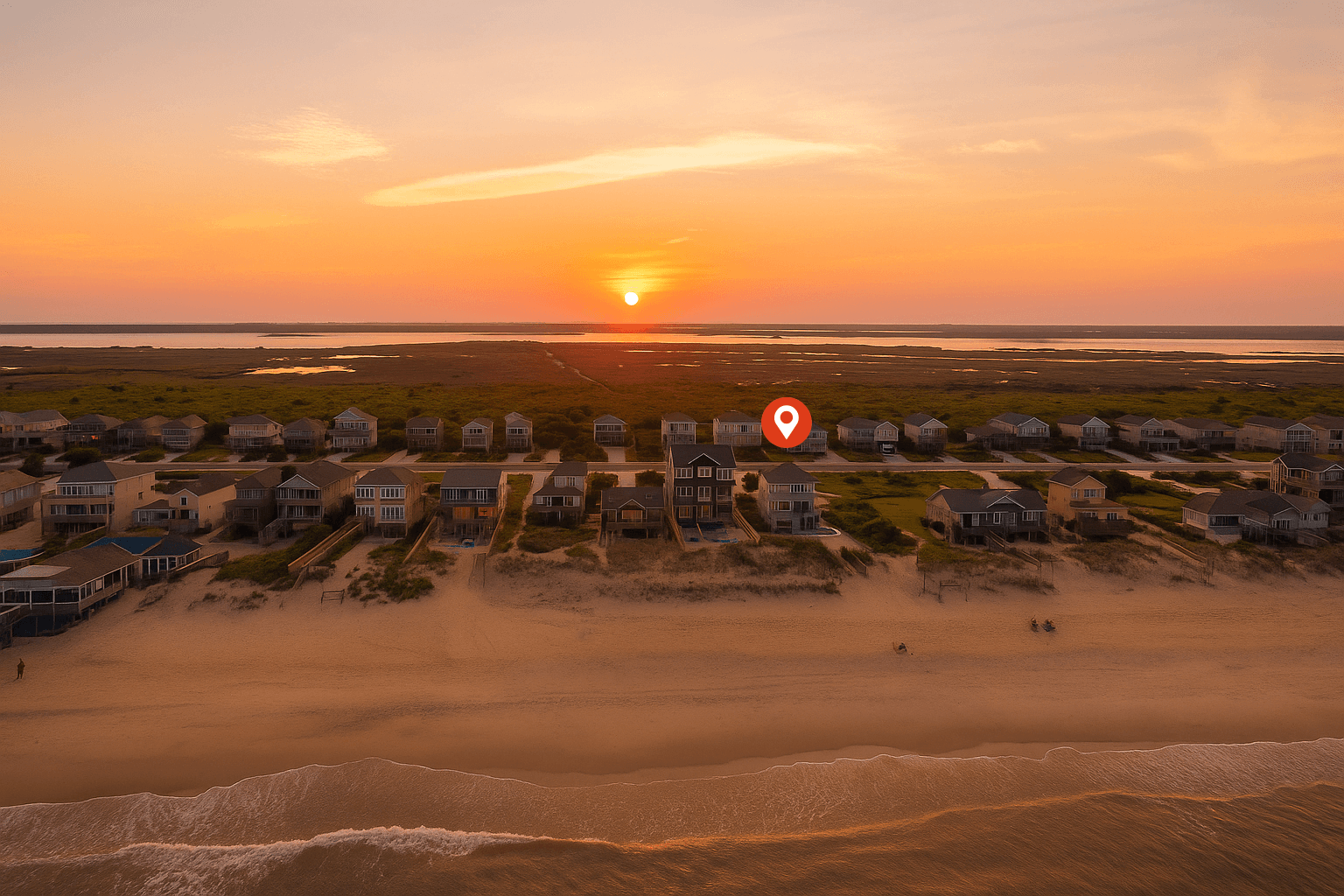 Beachside Beauty & Peaceful Privacy — Oceanfront Living at Its Finest | Coastline Haven, Nags Head OBX