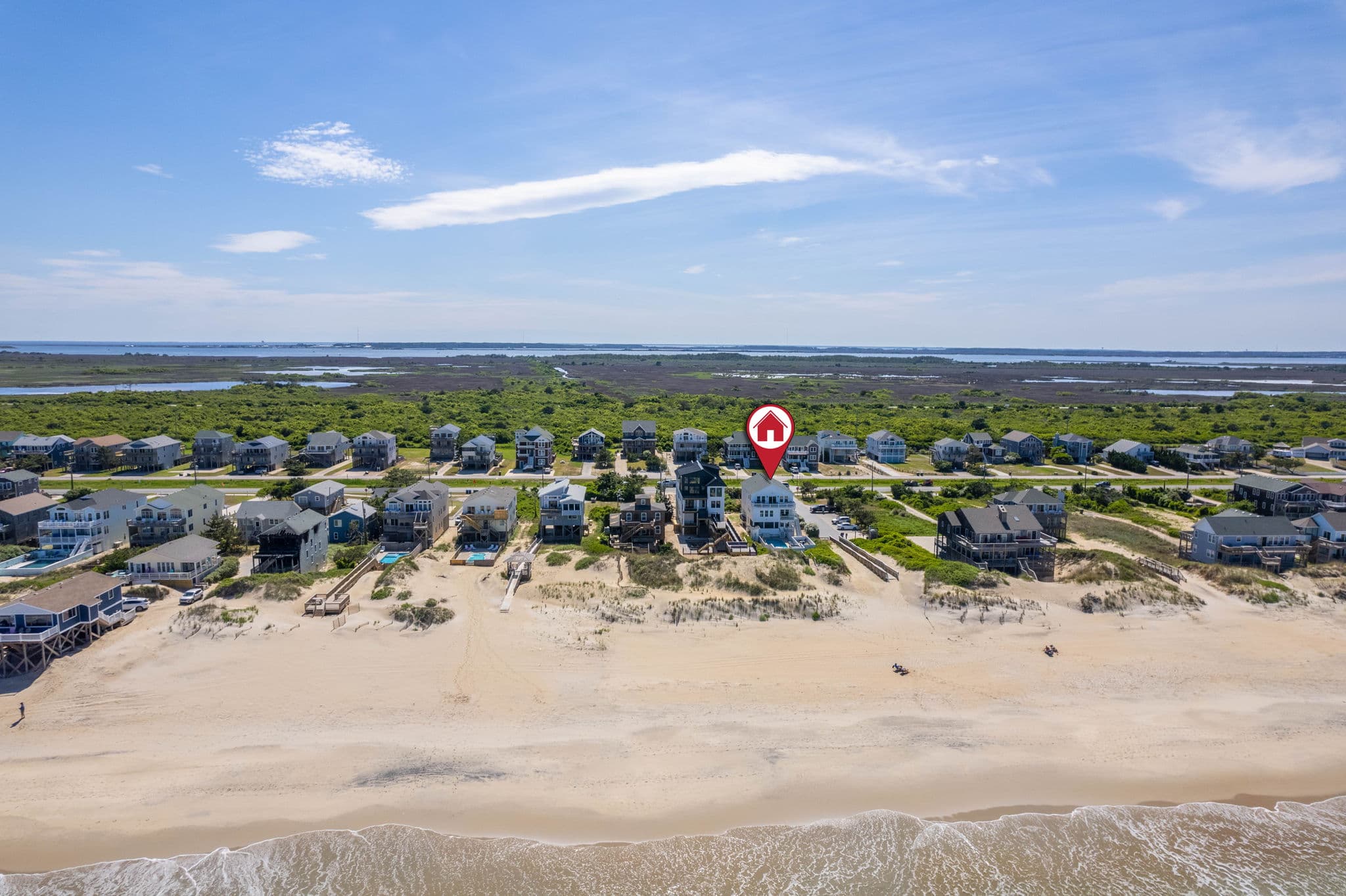 Between Ocean & Sound — Beachside Beauty with Peaceful Privacy | Coastline Haven, Nags Head OBX