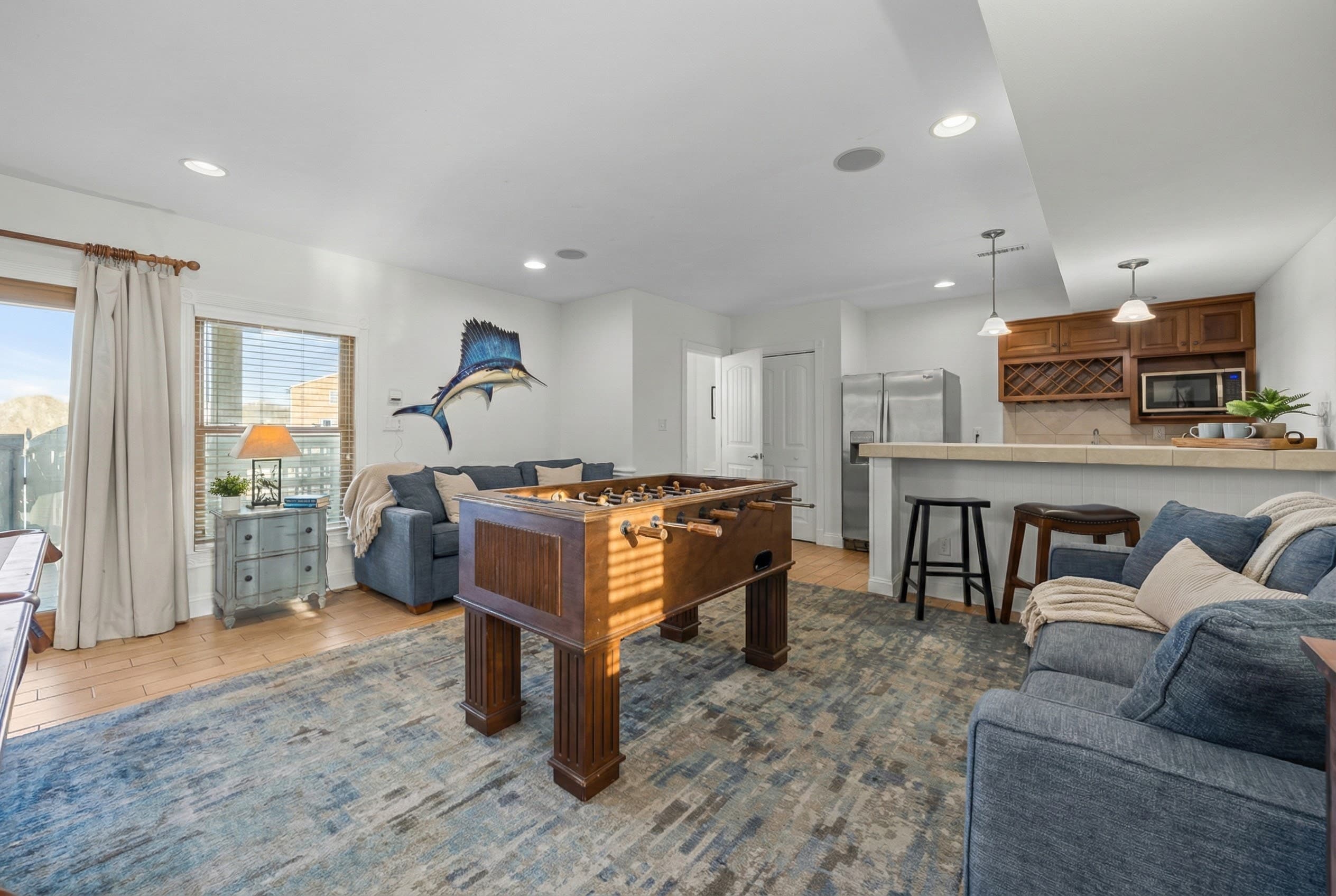 Game Room Pool Table — Hours of Entertainment for the Whole Family | Angler's Retreat, Outer Banks