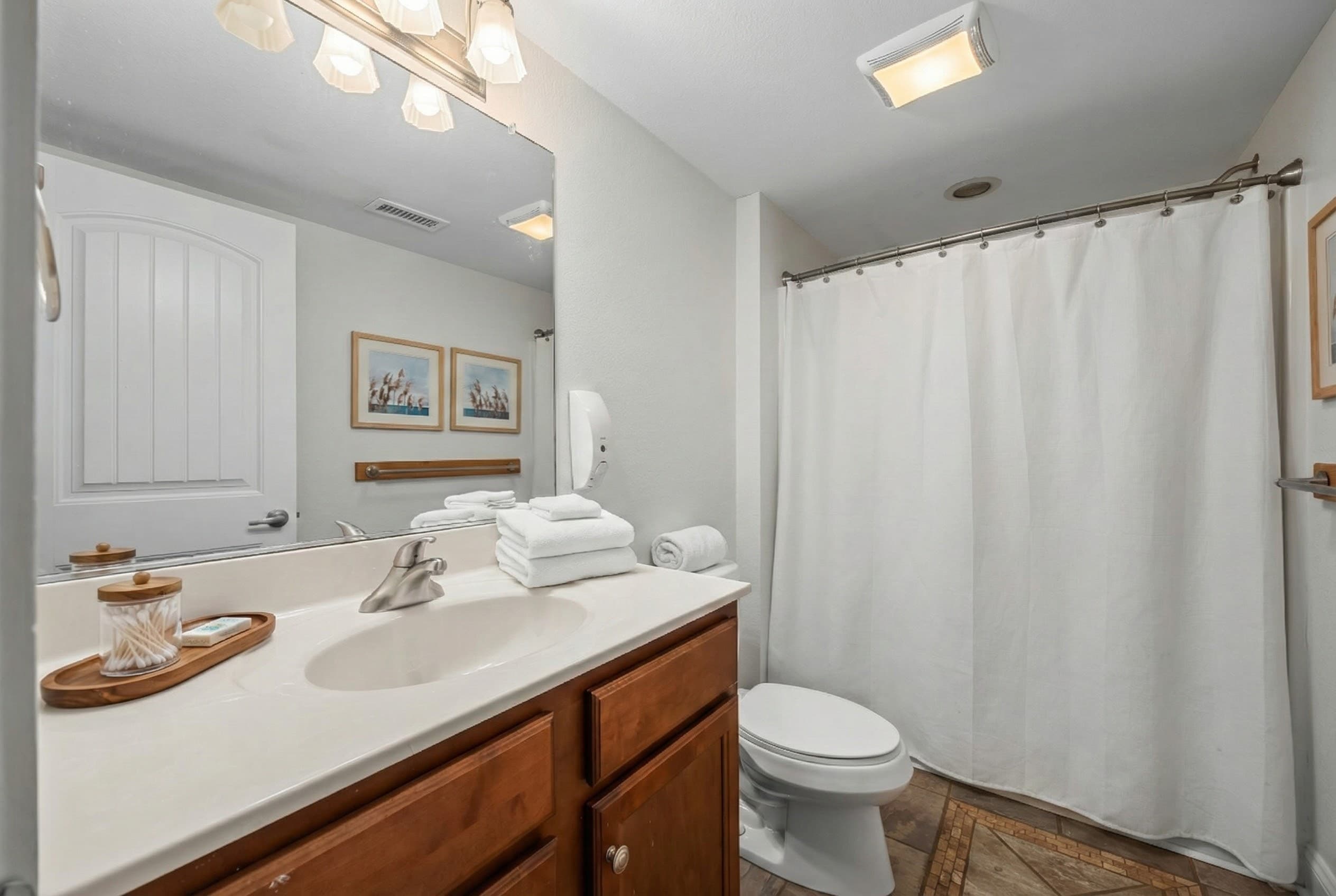 Full-Size Washer & Dryer — Convenient Laundry on Multiple Levels | Angler's Retreat, Nags Head OBX