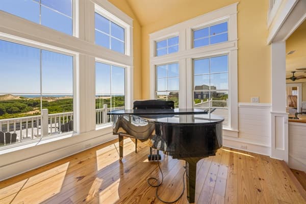 Mark Twain Grand Room with Piano — Music & Magic in the Home | Event Venue Space | Corolla 4x4, OBX