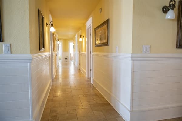Mark Twain Bathroom — Double Vanity & Spa-Like Finishes | Ensuite for Event Guests | Corolla 4x4, OBX