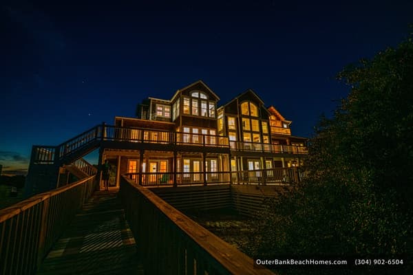 The Hemingway — 14BR Oceanfront Estate with Wrap-Around Decks & Private Pool | Part of 28BR Mega Estate, Outer Banks