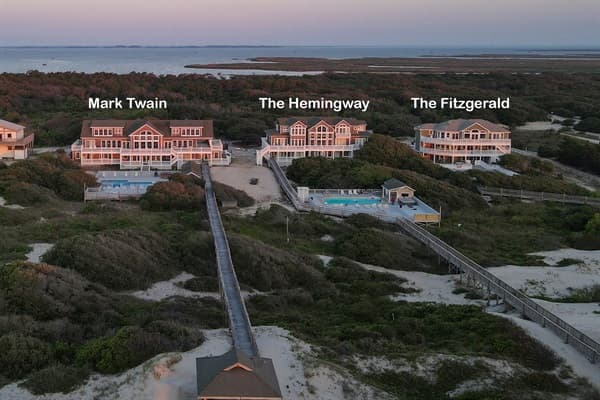The Hemingway from the Beach — Impressive Scale & Coastal Beauty | 28BR Fitzgerald & Hemingway, Outer Banks