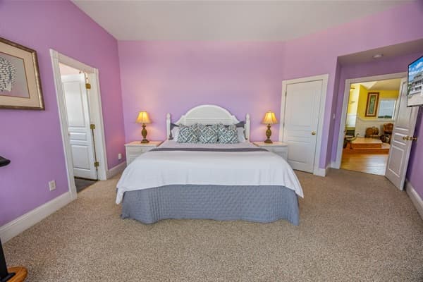 Bedroom 3 at The Hemingway — Elegant King Suite with Ensuite Bath | 28BR Oceanfront Estate, Outer Banks