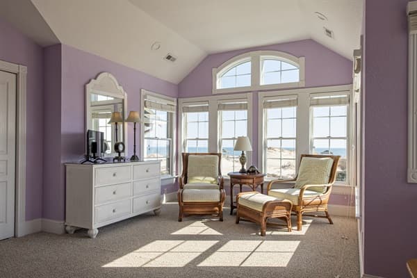Tranquil King Master Suite at The Hemingway — Ensuite Spa Bathroom & Whirlpool Tub | 28BR Estate, Outer Banks
