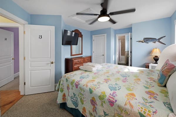 Designer Bathroom at The Hemingway — Walk-In Shower & Premium Fixtures | Part of 28BR Estate, Outer Banks