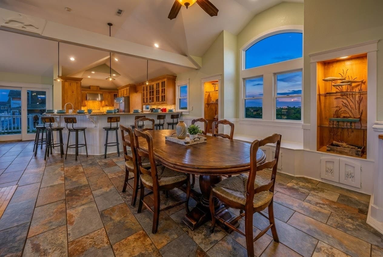 Dining room with panoramic ocean views — savor exquisite meals while the Atlantic provides a magnificent natural backdrop