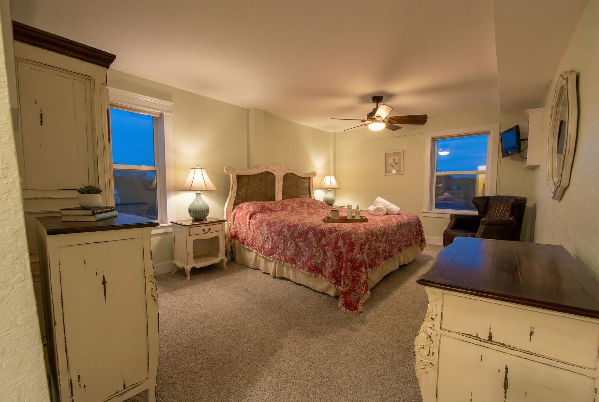 Fourteenth bedroom with refined style — premium linens and thoughtful design ensure every guest space meets luxury standards