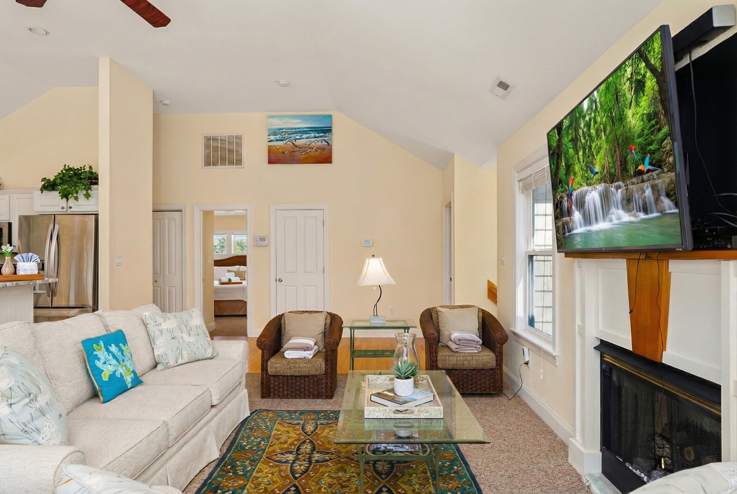 Comfortable Living Space for Group Gatherings — Relax & Reconnect | Soundside Pearl, Outer Banks
