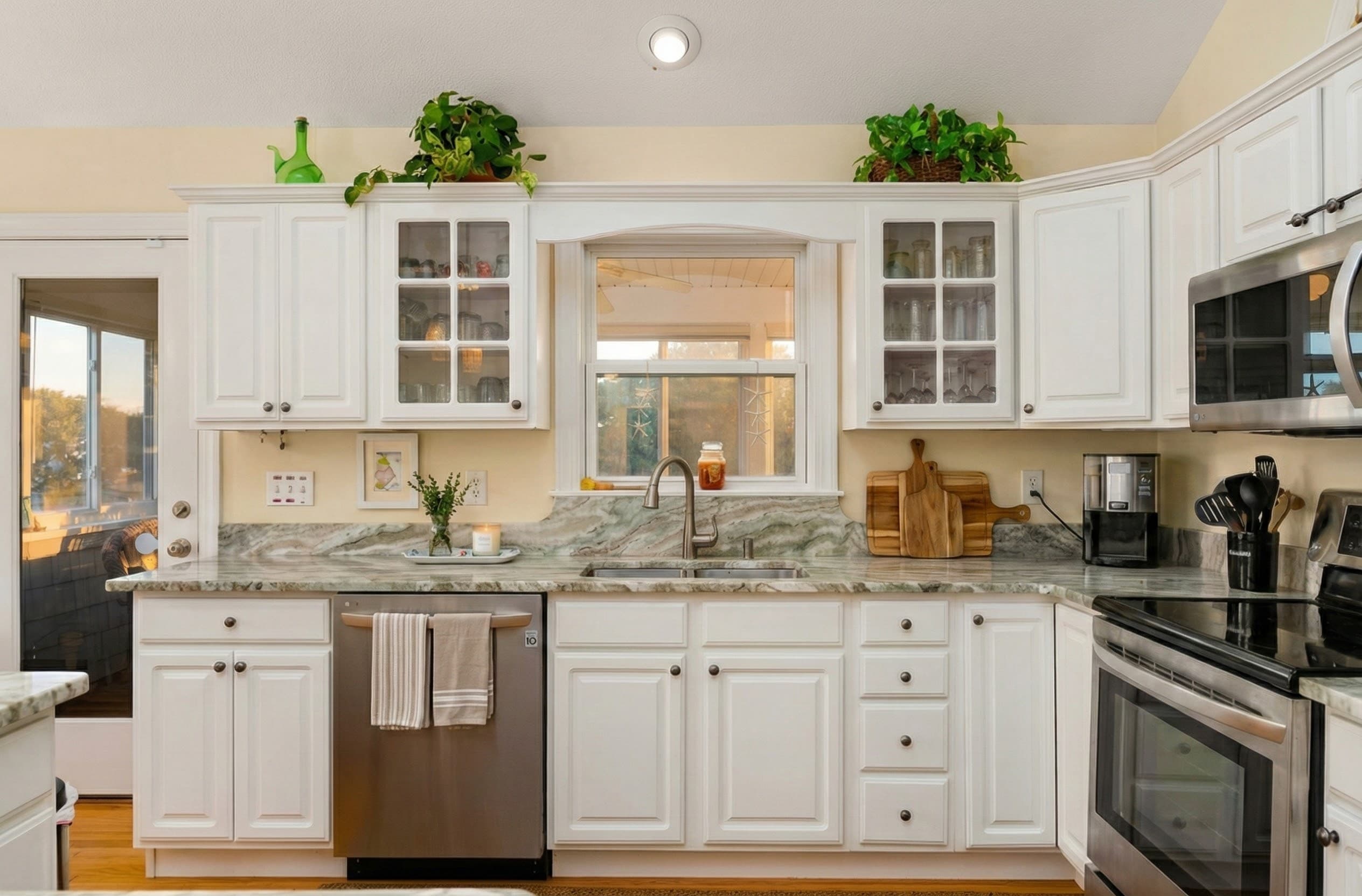 Fully Equipped Gourmet Kitchen — Double Ovens, Dual Dishwashers & Breakfast Bar | Soundside Pearl, OBX