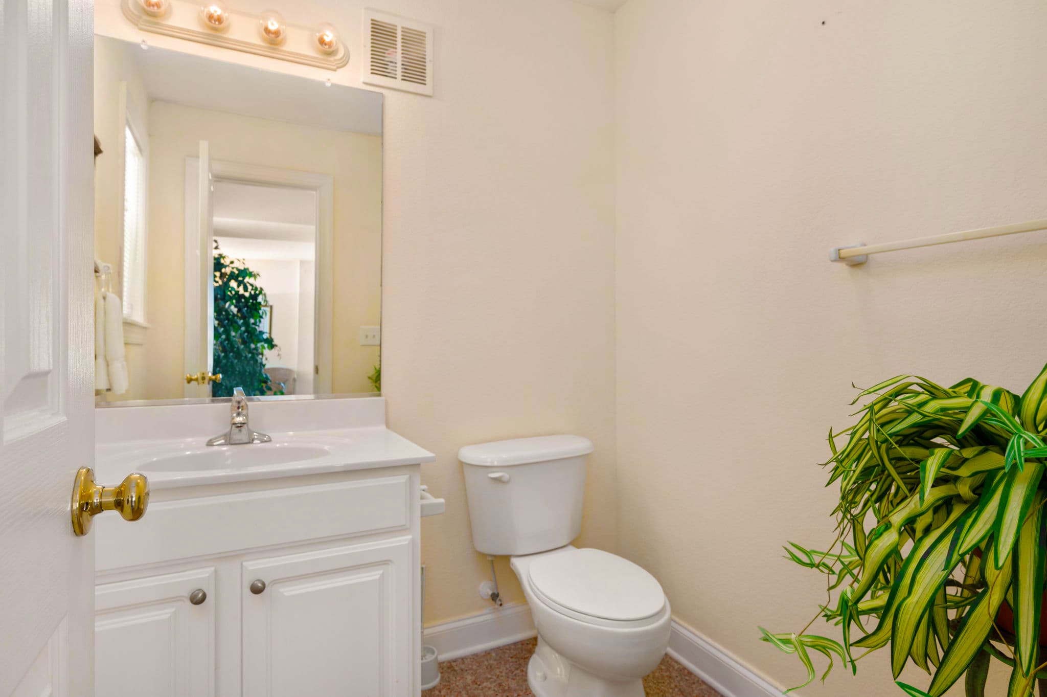 Ground-Level Half Bathroom — Convenient Pool & Game Room Access | Soundside Pearl, Duck OBX