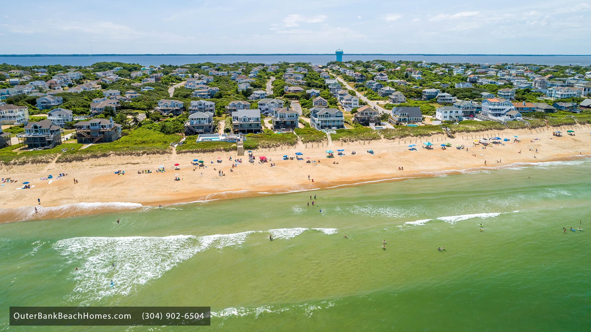 Aerial Beach Views — Experience the Beauty of Duck's Pristine Shoreline | Outer Banks, NC