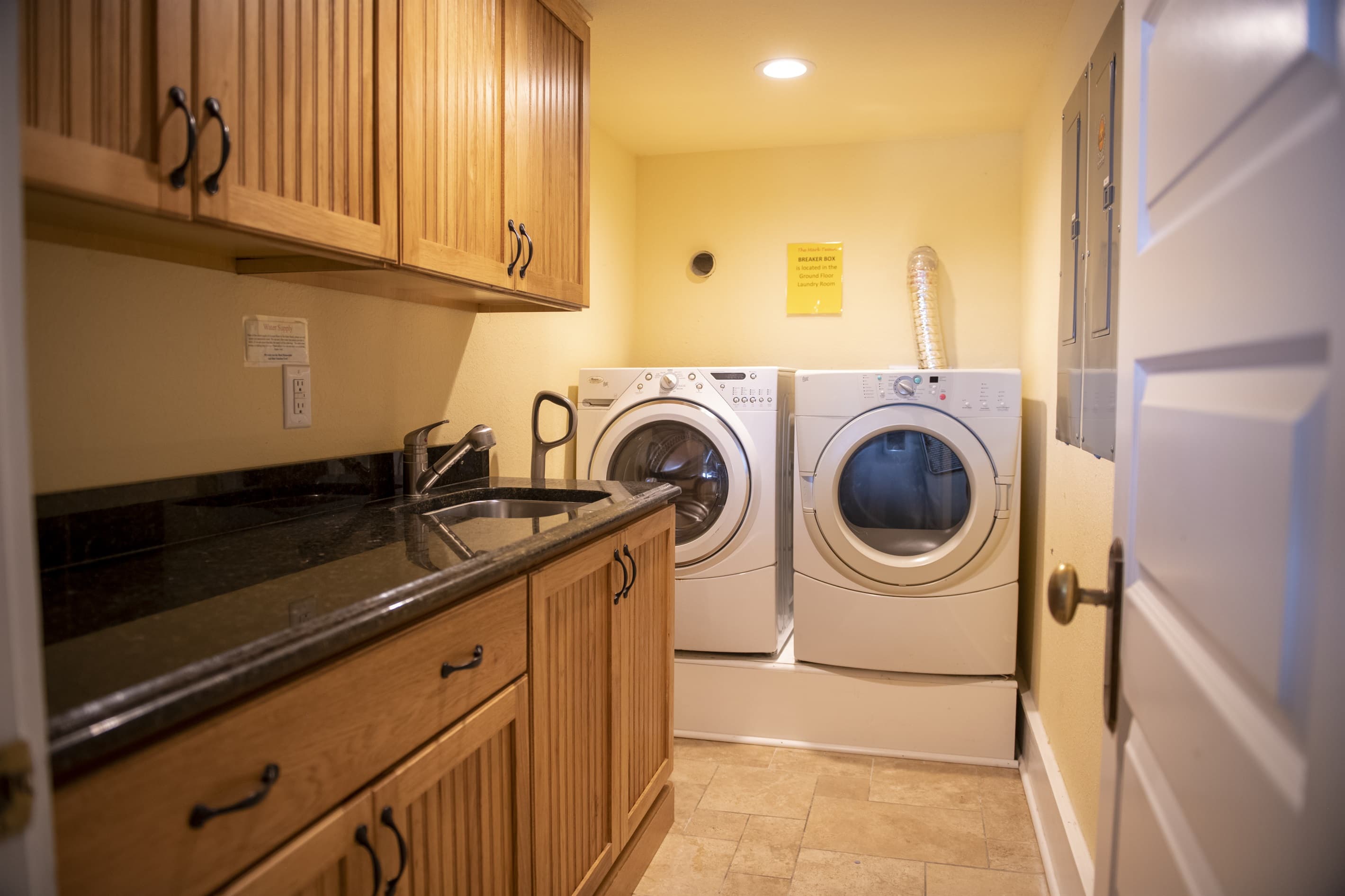 Full-Size Laundry on Both First & Third Floors — Convenient Amenities for Large Groups | The Mark Twain Estate, Outer Banks
