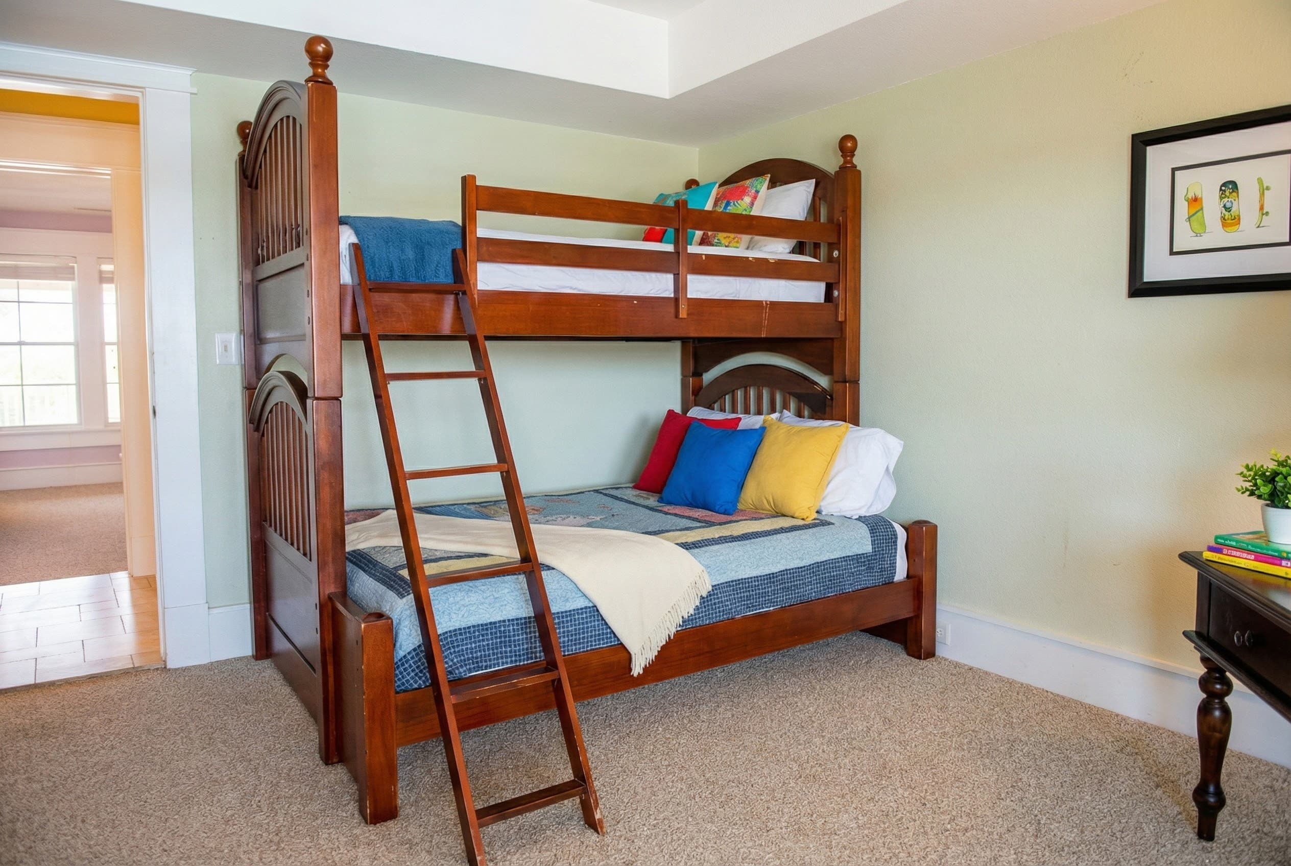 Bedroom 6 — Twin-Over-Double Bunk Beds with Shared Bathroom | Ideal for Kids & Families at The Mark Twain, Outer Banks