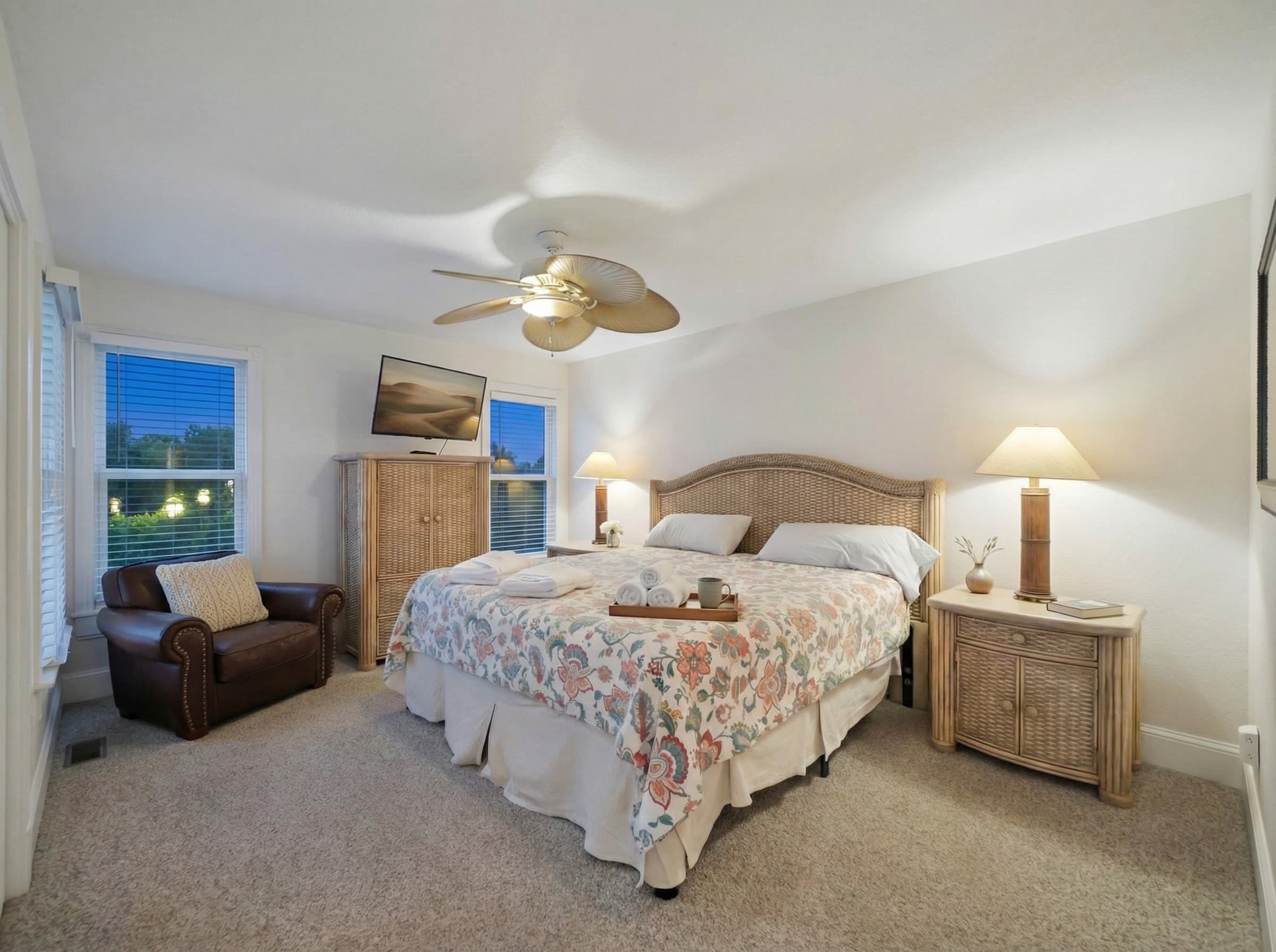 Bedroom 8 — Elegant King Suite with Designer Furnishings & Warm Ambiance | Luxury Beach House at The Hemingway, Outer Banks