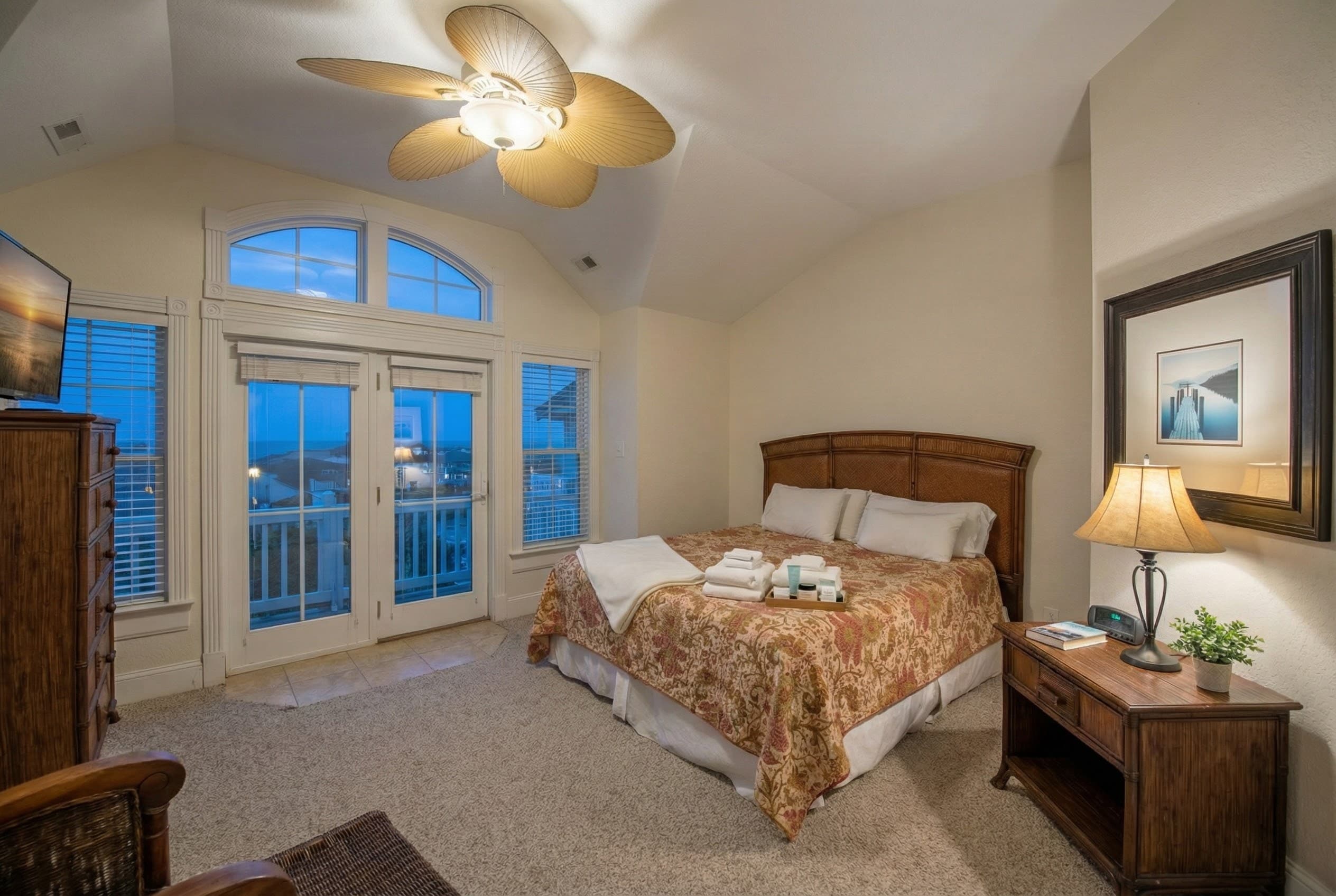 Wake Up & Step Onto Your Private Balcony with Ocean Views — Fresh Sea Air & Stunning Sunrises | The Hemingway Bedrooms, Outer Banks