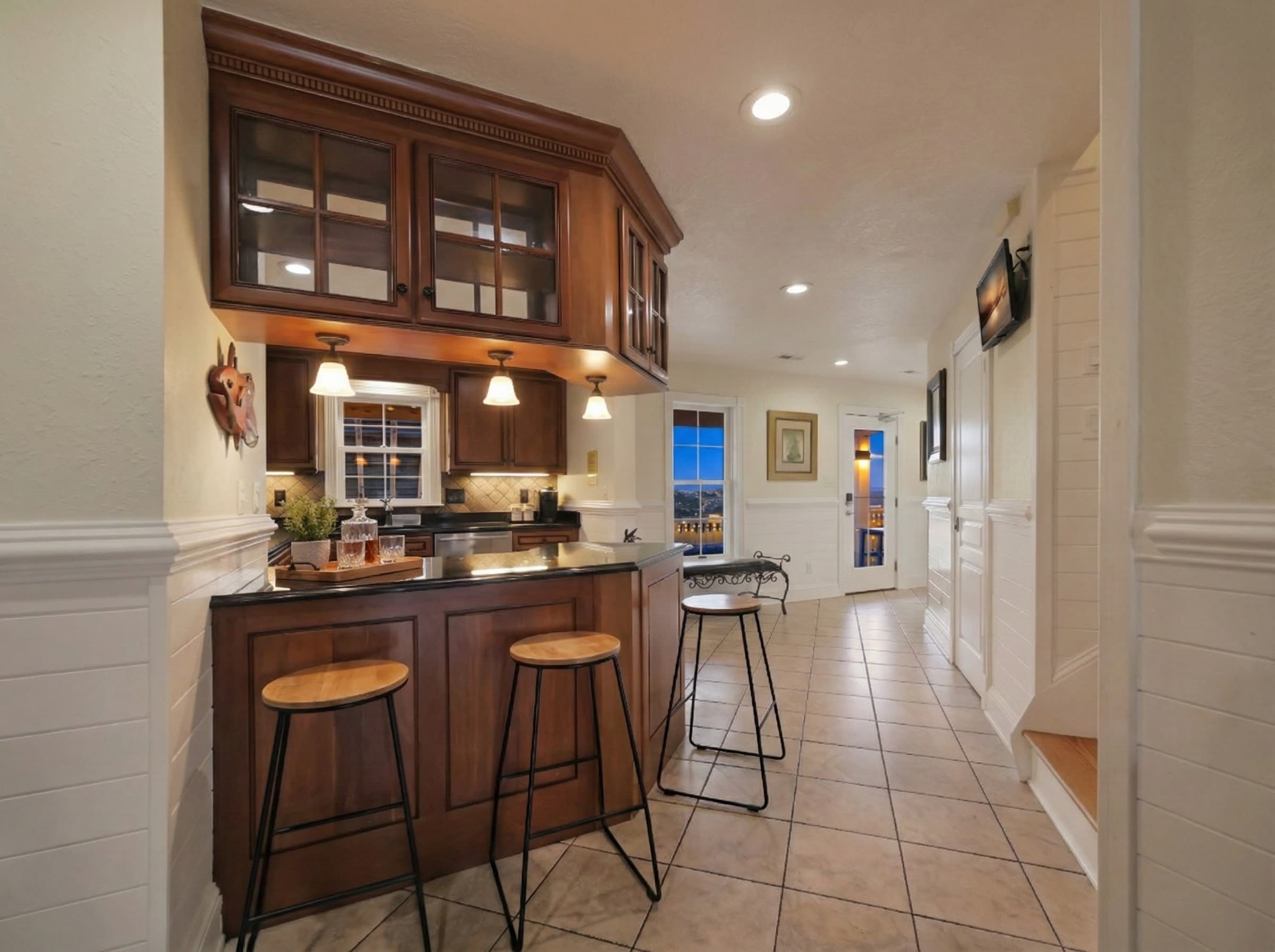Interior Details — Tasteful Coastal Décor & Warm Lighting Throughout The Hemingway | Luxury Beach House Design, Outer Banks