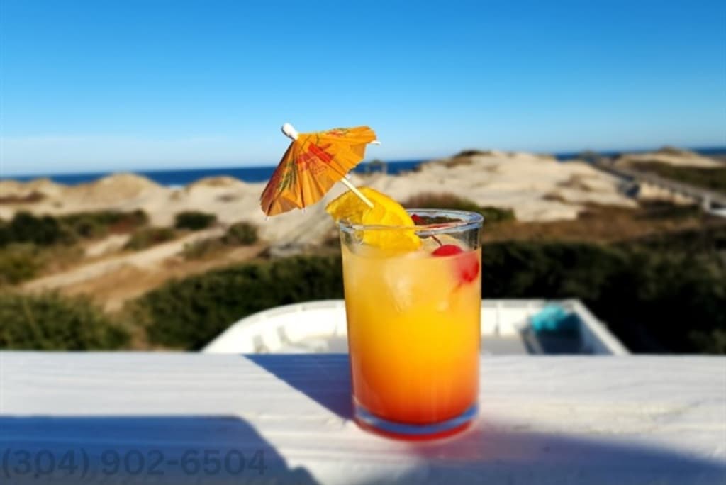 Refreshing Cocktails by The Private Oceanfront Pool — Vacation Vibes at Their Finest | Heated Pool & Hot Tub at The Hemingway, Outer Banks