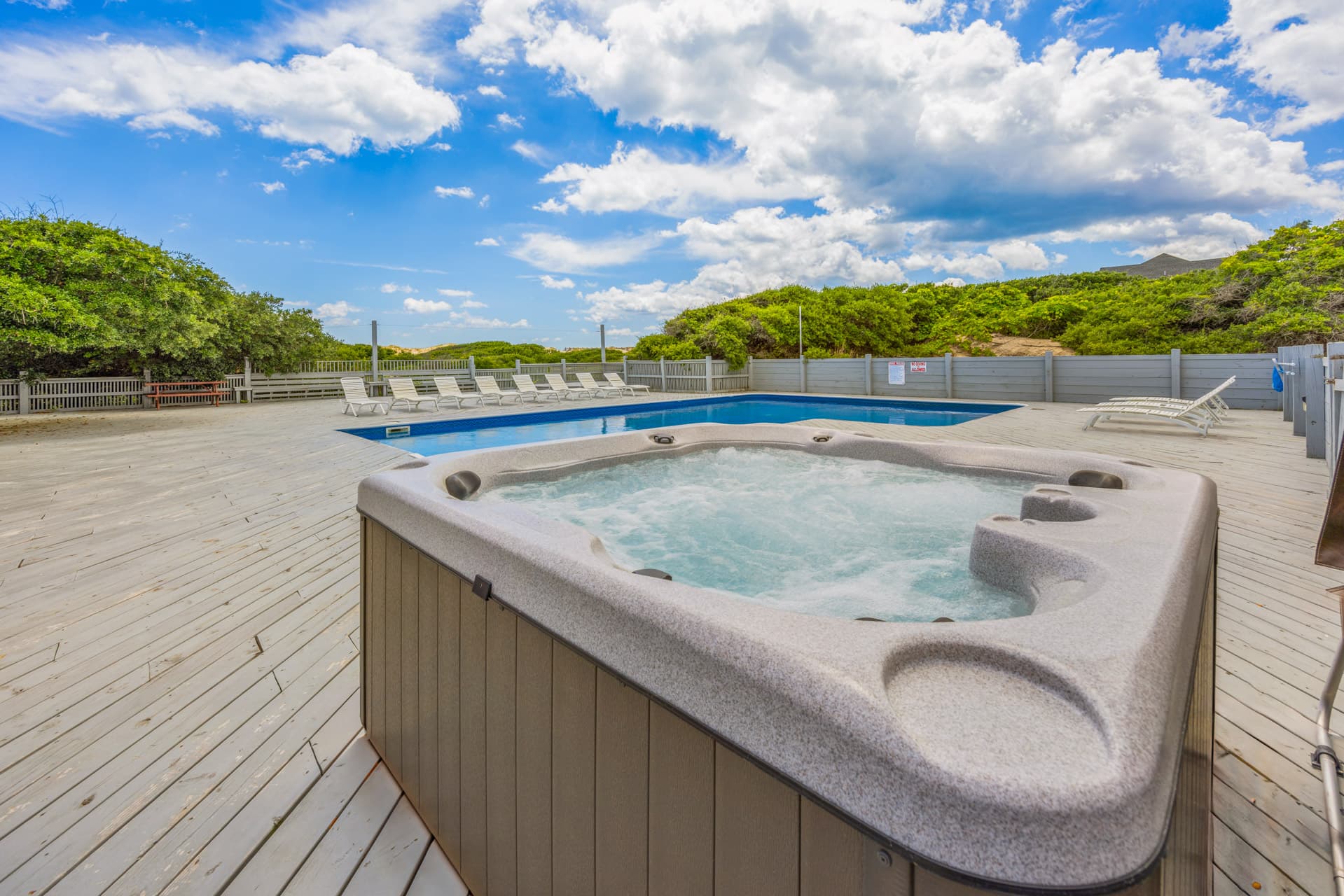 Private Estate — Hot Tub Under the Stars at Mark Twain Estate, Post-Ceremony Relaxation on Corolla Beach OBX