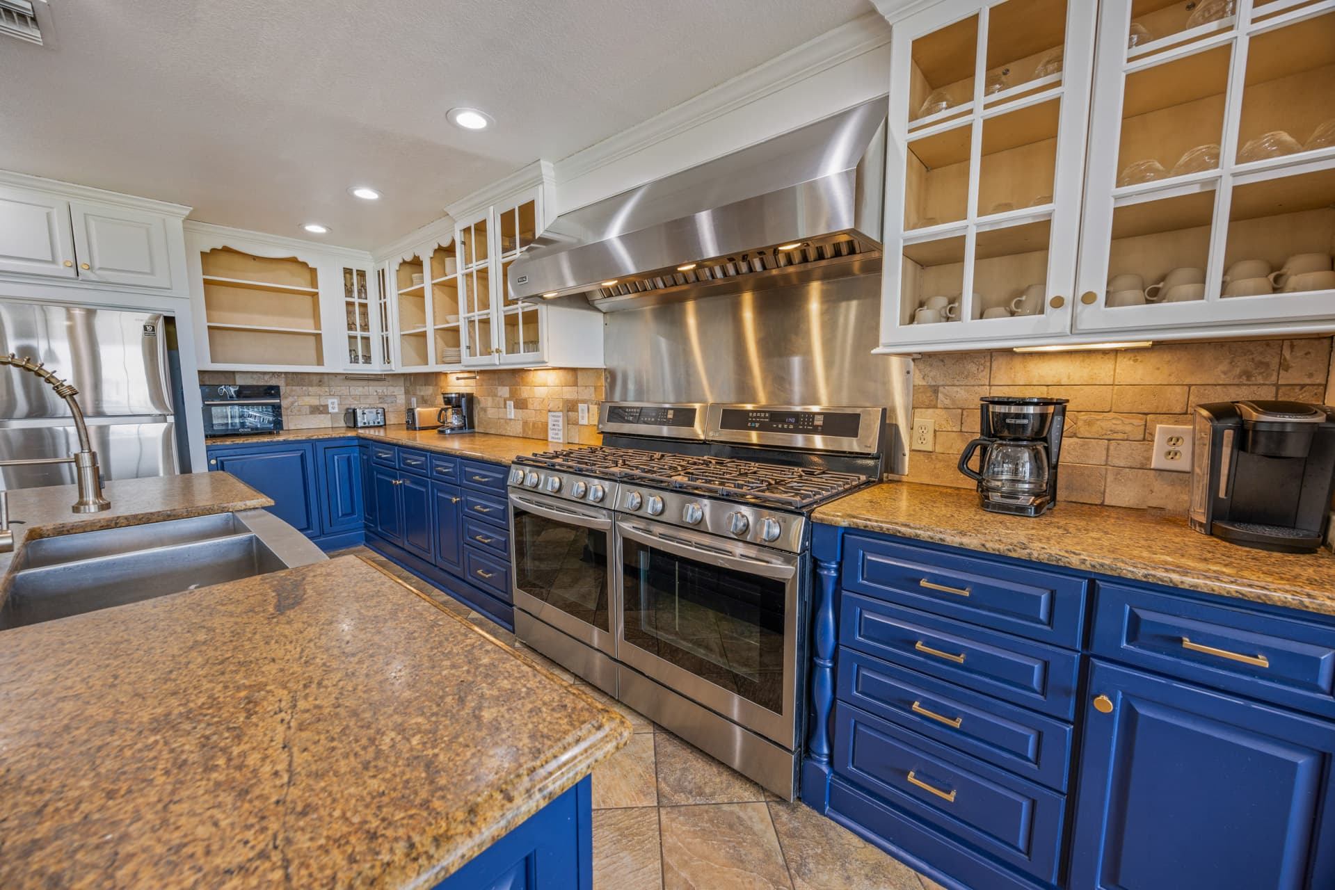 Catering Kitchen — Mark Twain Estate Fully Equipped with Stainless Steel, Ready for Event-Scale Meal Prep OBX