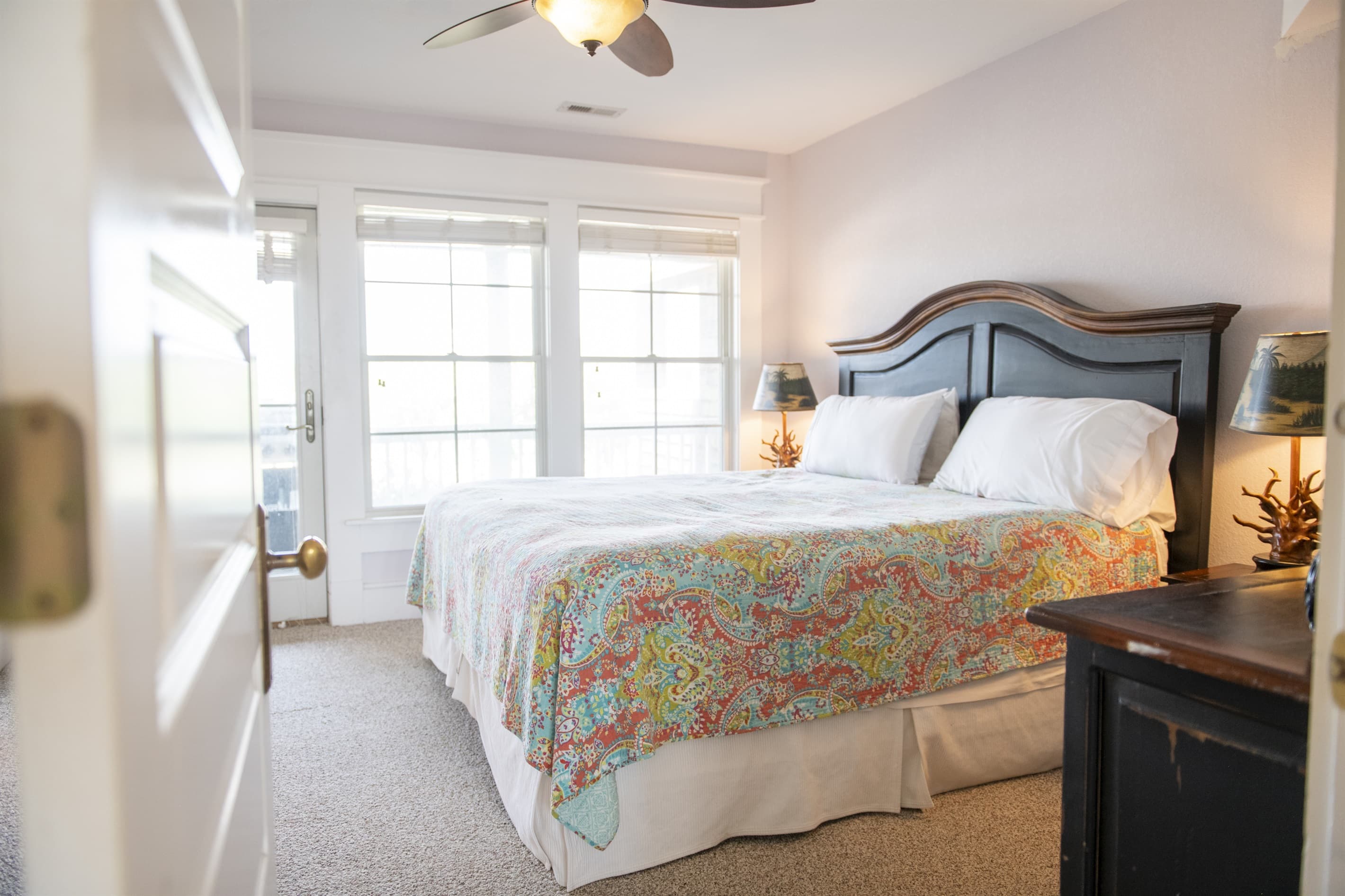 Guest Suite — King Bedroom with Shared Bath at Mark Twain Estate, Level 1, Comfortable Overnight Accommodations for Event Guests