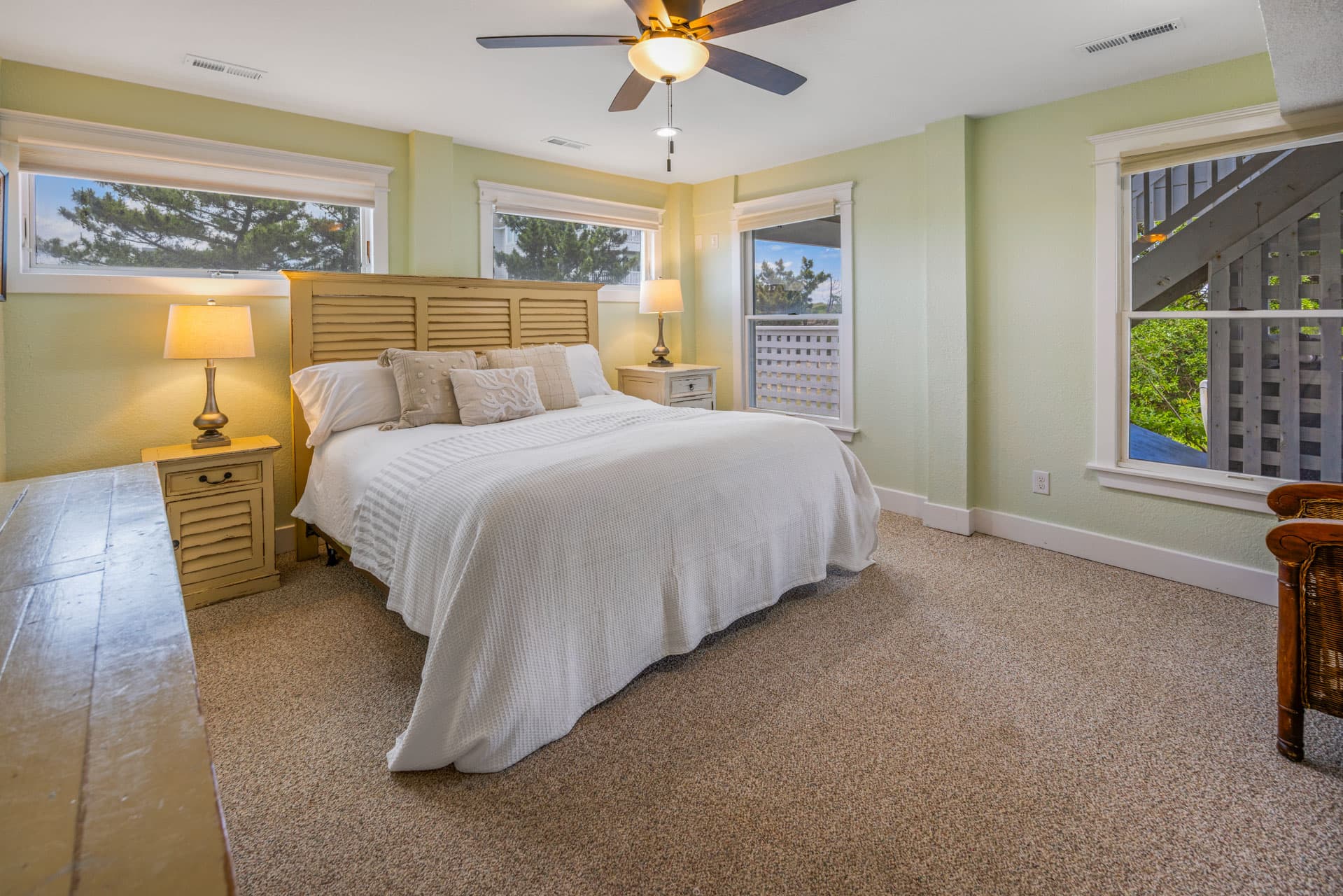 Guest Suite — Fitzgerald Estate King Bedroom with Bright Decor, Level 2, Comfortable Accommodations for Celebrations