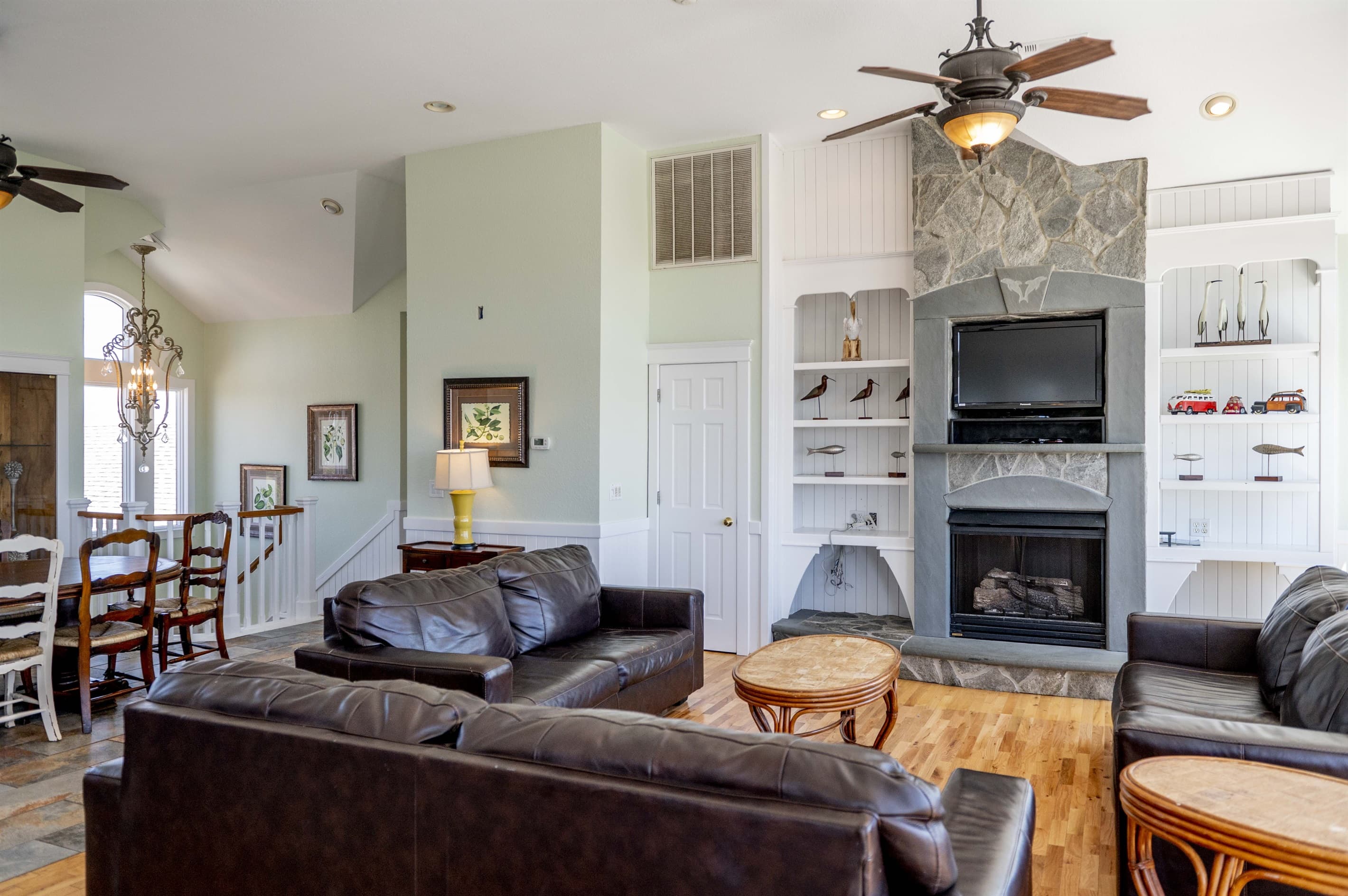 Gathering Space — Mark Twain Grand Interior with Open Living Areas & Ocean Views | 18 Bedrooms, OBX