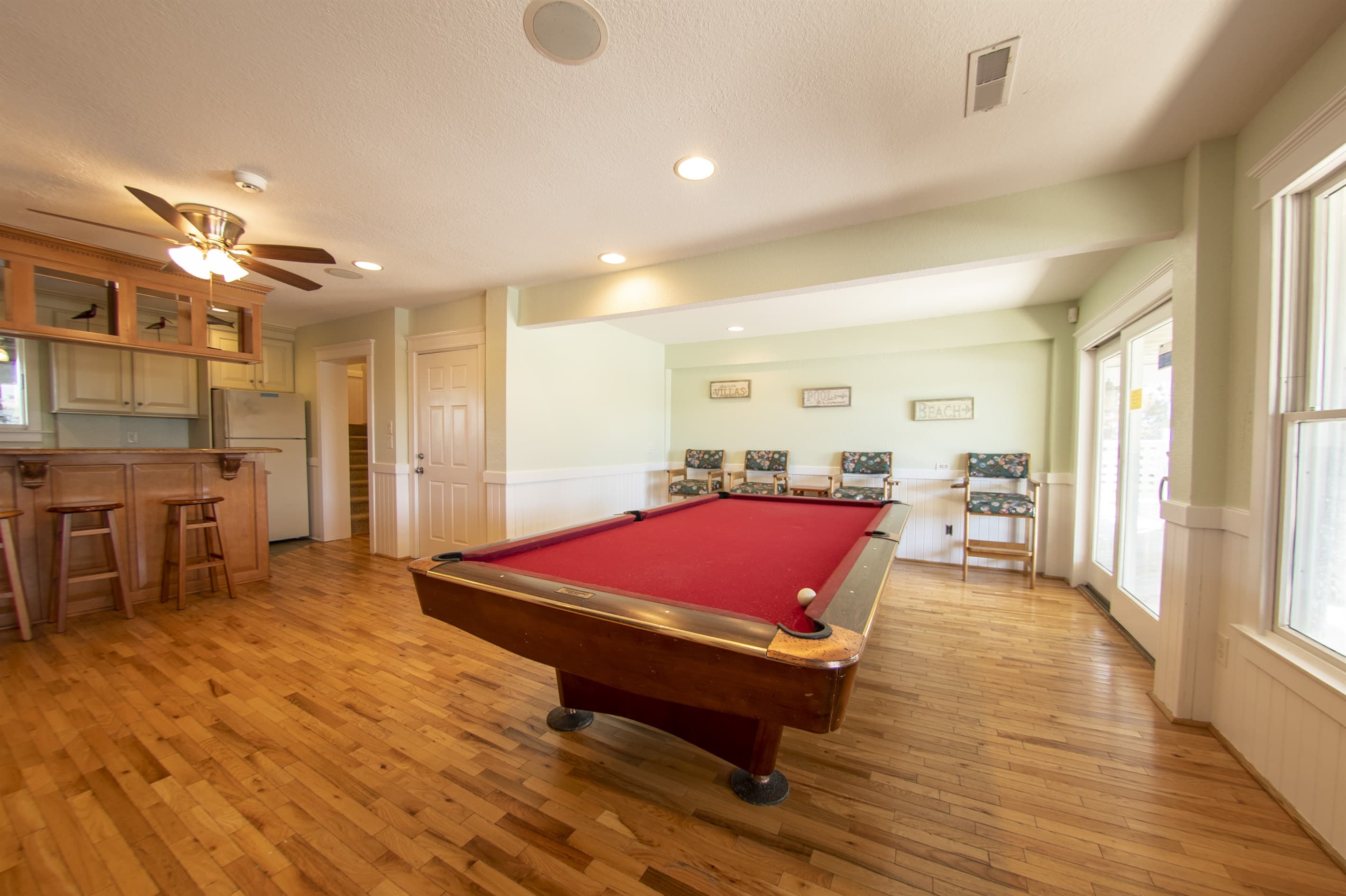 Private Estate Guest Suite — Mark Twain King Bedroom with Coastal Design | Three Authors Estate, OBX