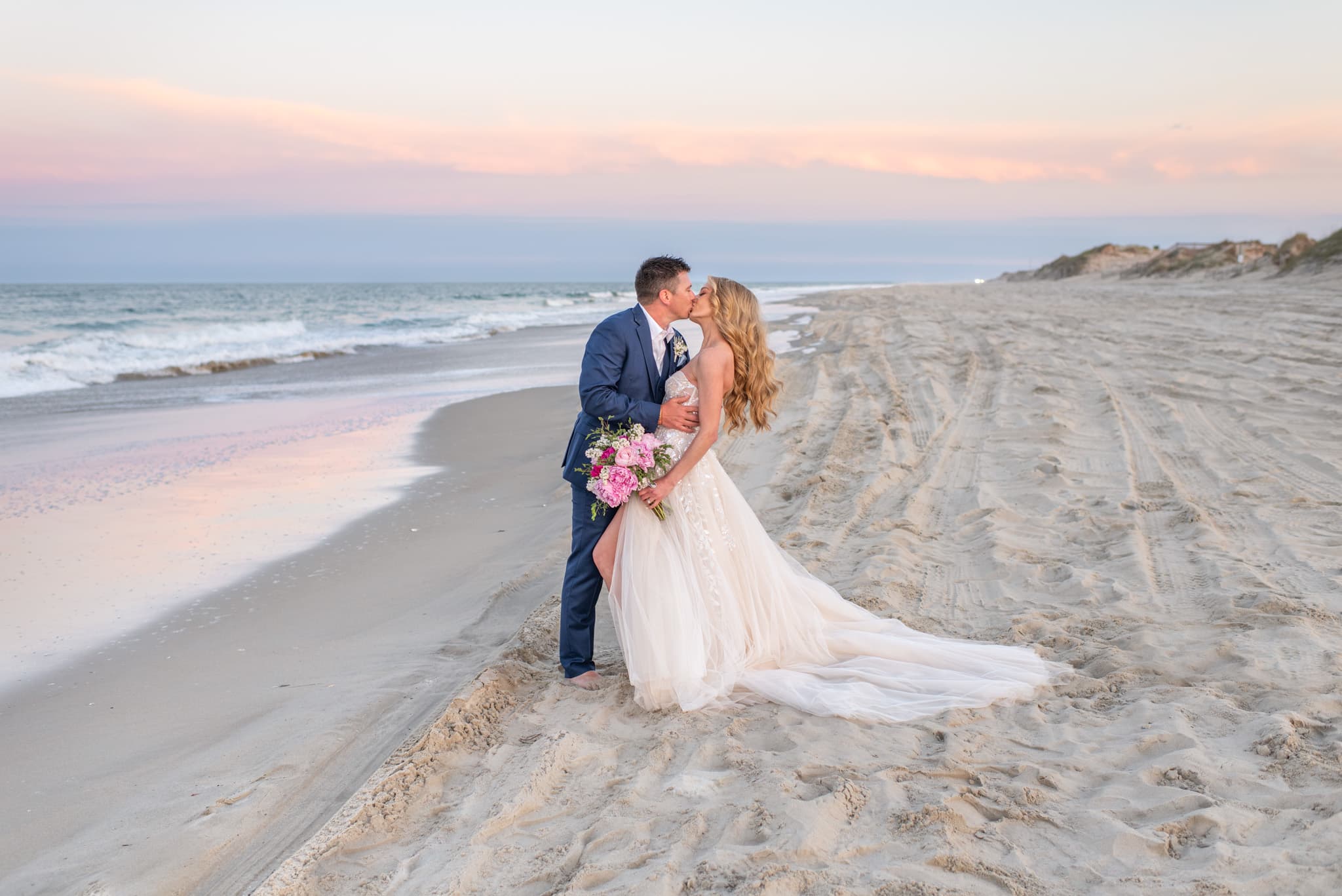 Wedding Reception — Elegant Table Settings & Dining Excellence by the Ocean | Three Authors, OBX