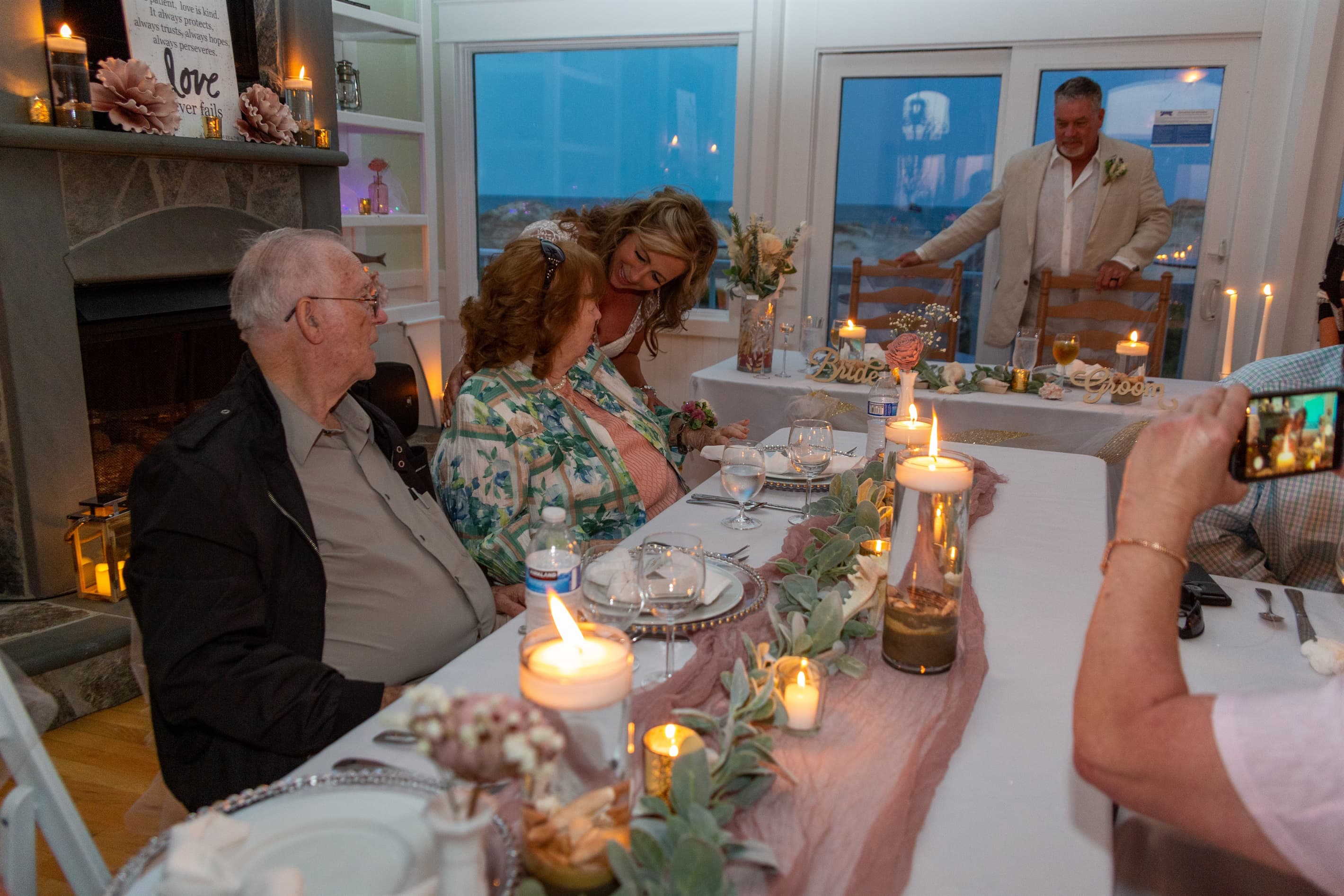 Wedding Moment at The Three Authors — Beachside Celebration | Corolla, Outer Banks