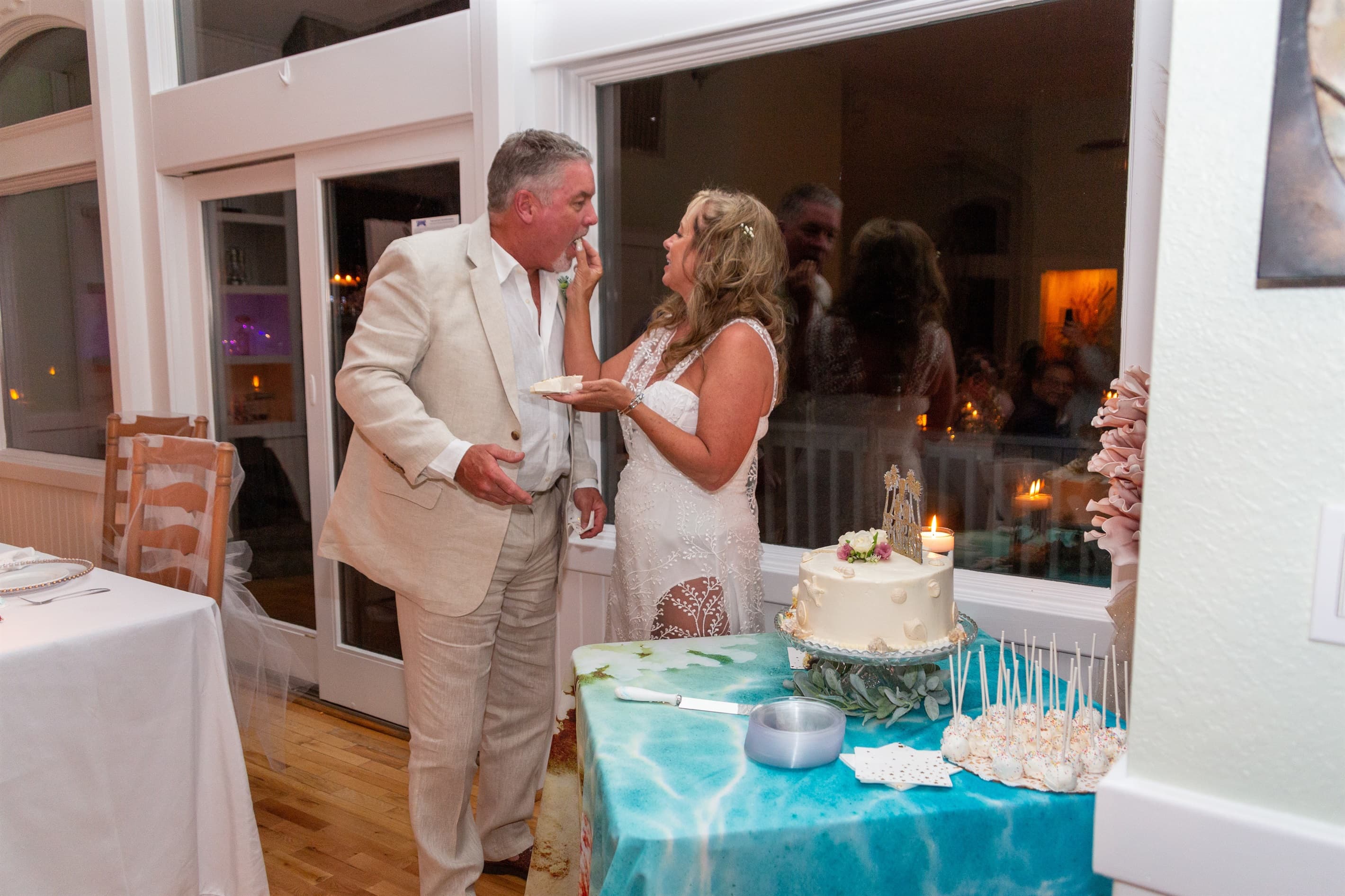Wedding Reception Scene at The Three Authors — Elegant Oceanfront Dining | Outer Banks Venue