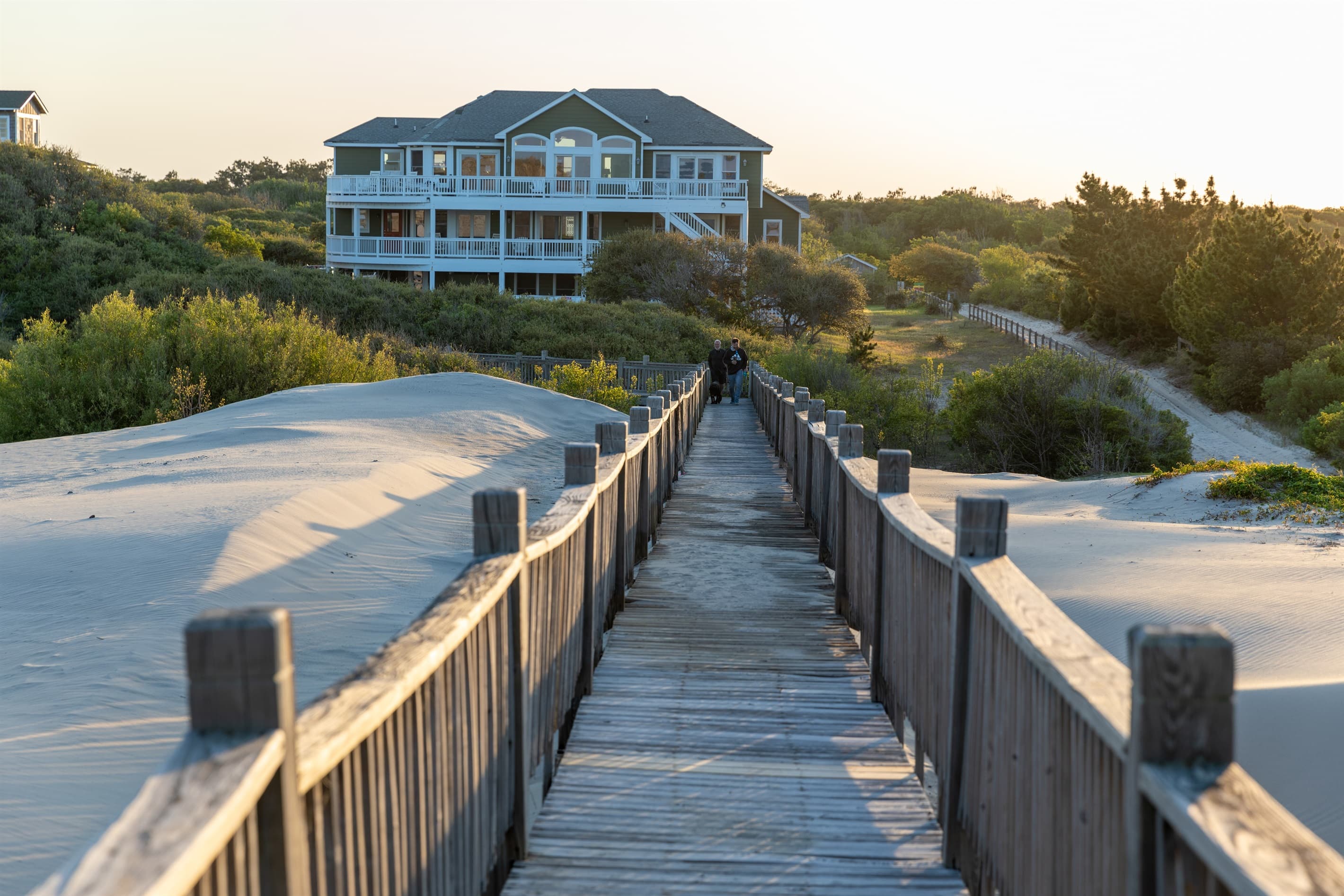 Wedding Scene at The Three Authors — Romantic Oceanfront Celebration | Corolla, Outer Banks