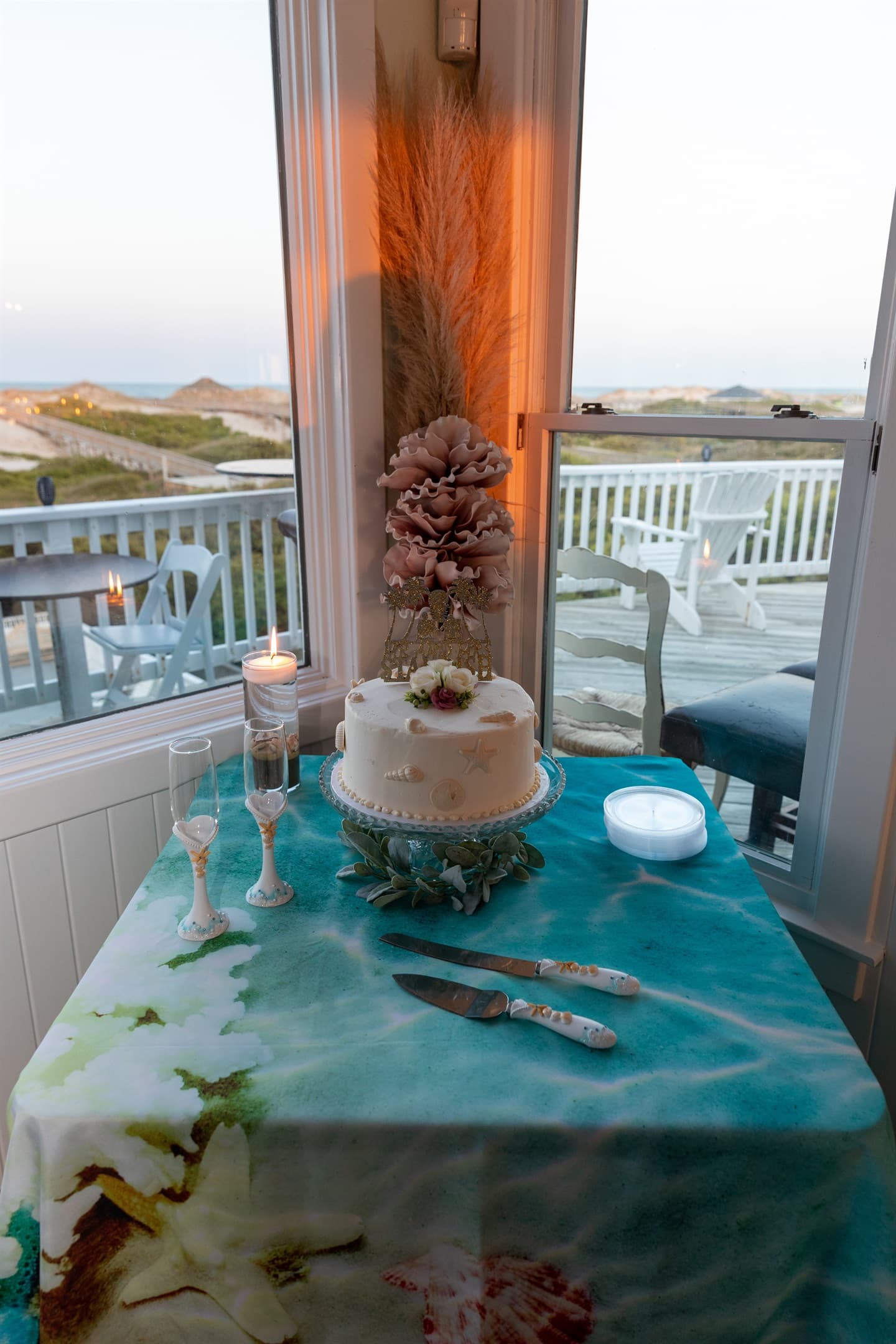Wedding Scene at The Three Authors — Celebration Under the Stars | Corolla, Outer Banks