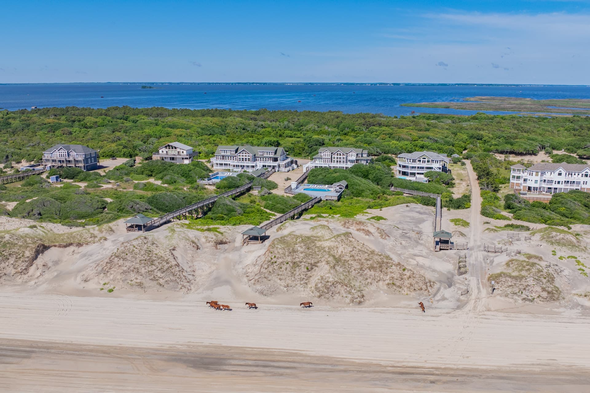 Private Estate — Stunning Beachfront Views & Natural Dunes at Three Authors | Outer Banks