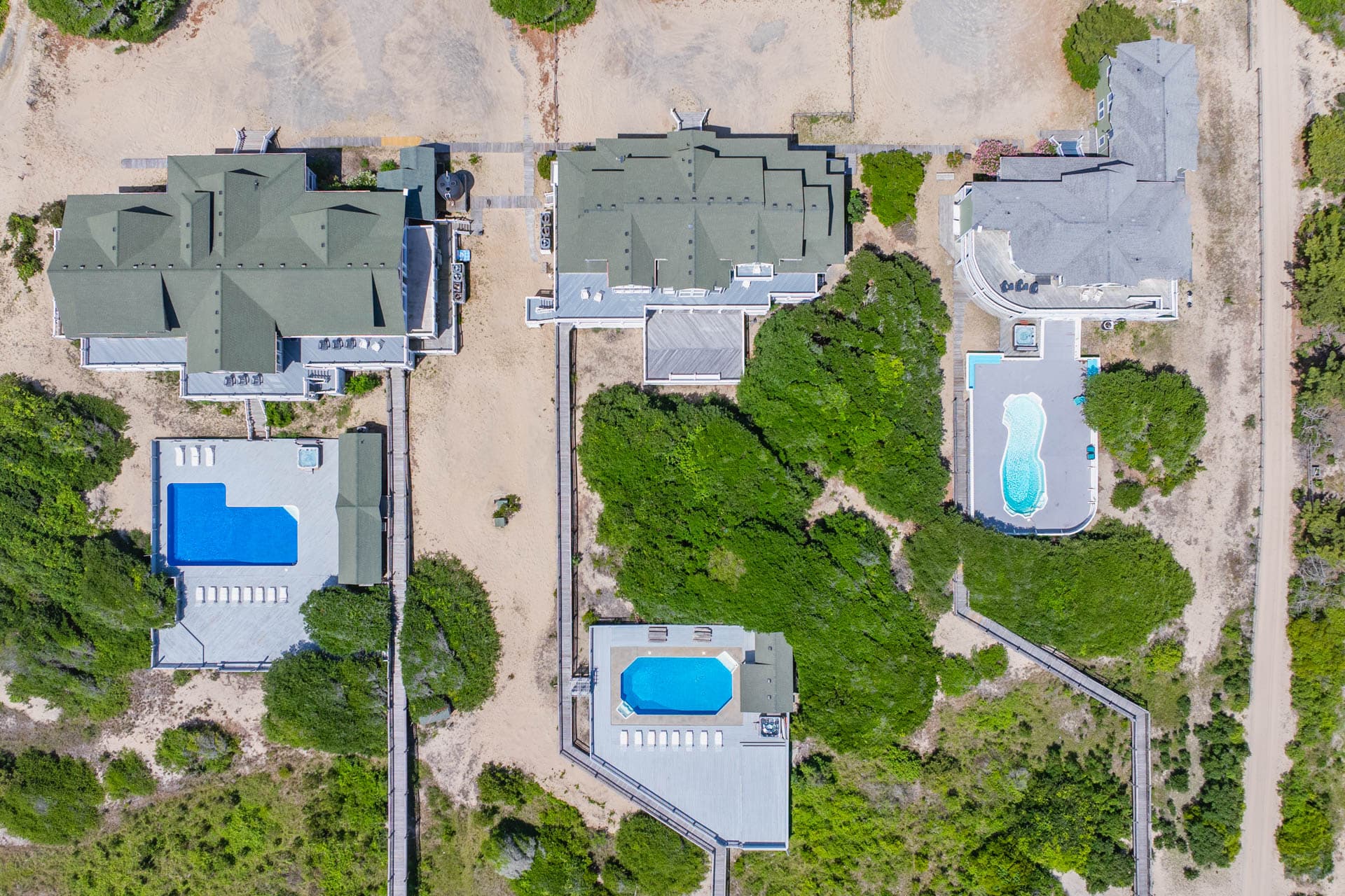 Oceanfront Ceremony View — Direct Beach Access at Three Authors | Corolla 4x4, Outer Banks