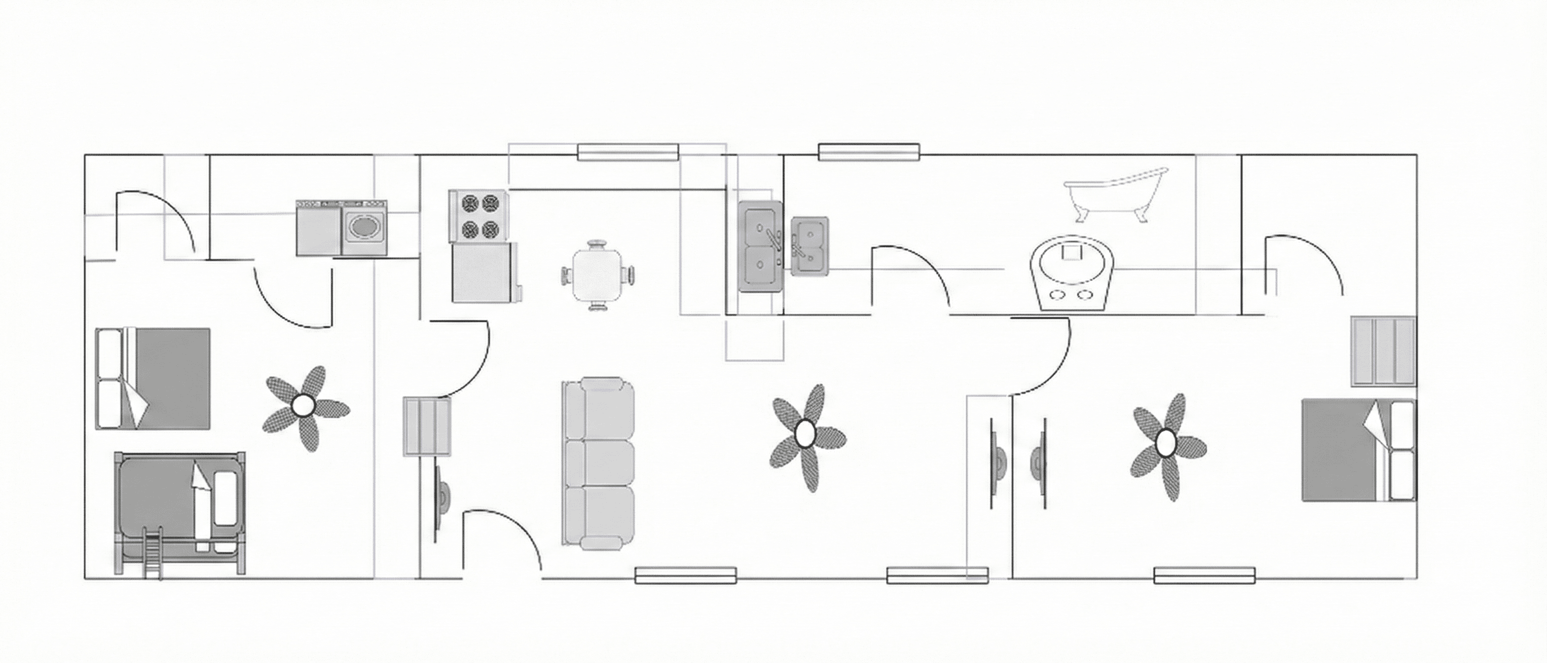 Wexford Cottage floor plan