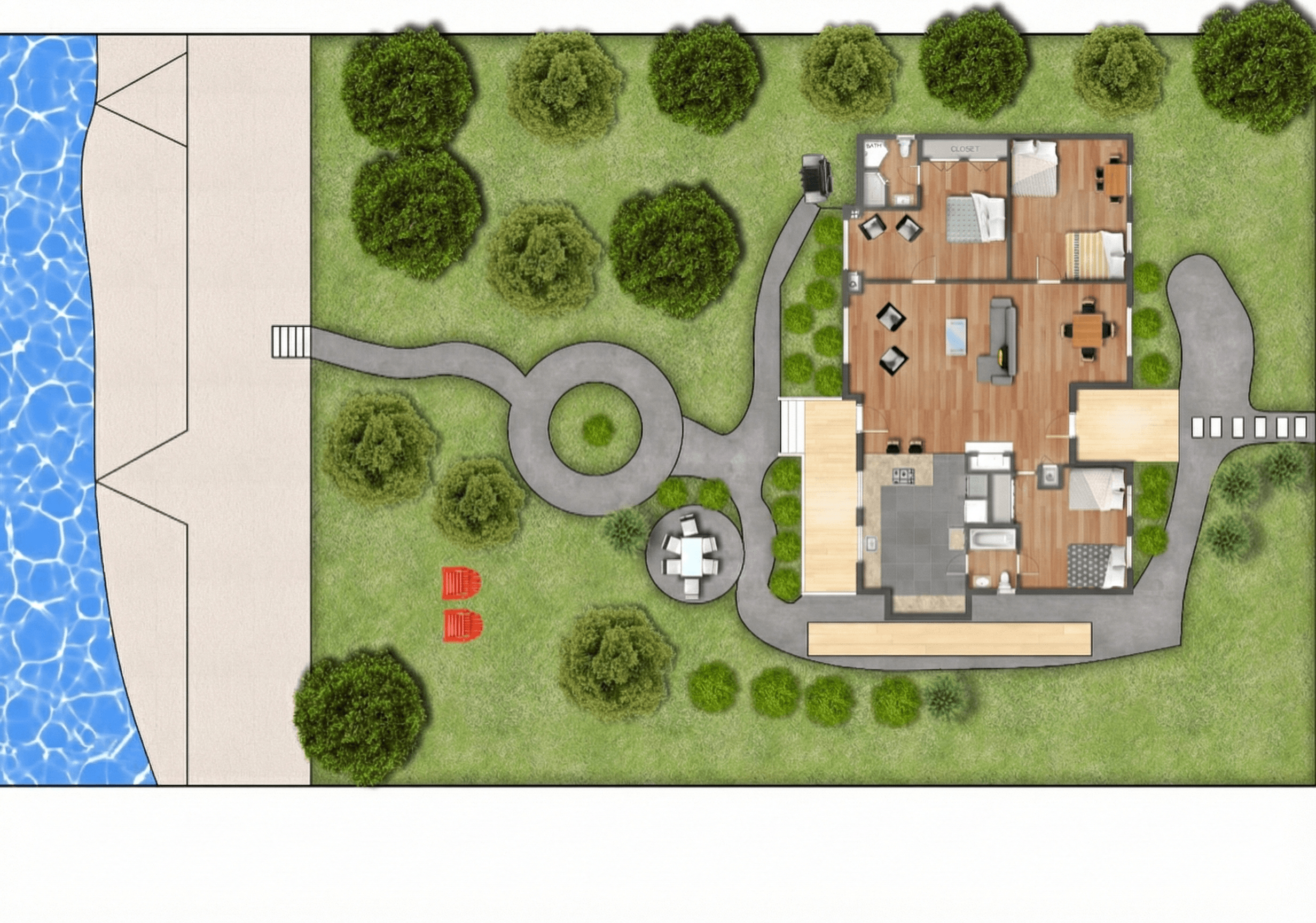Cottage layout