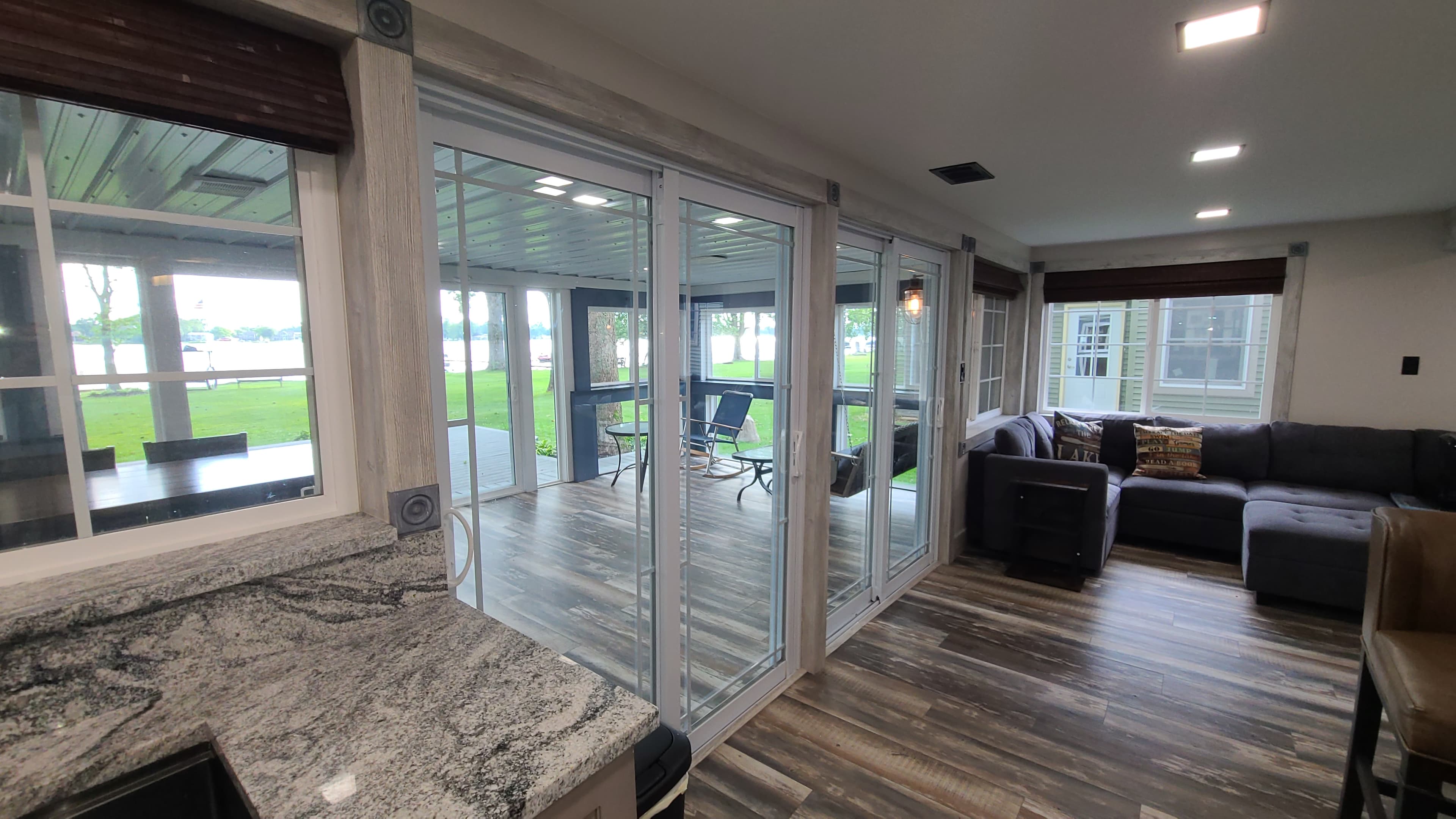 TO PORCH DOORS 