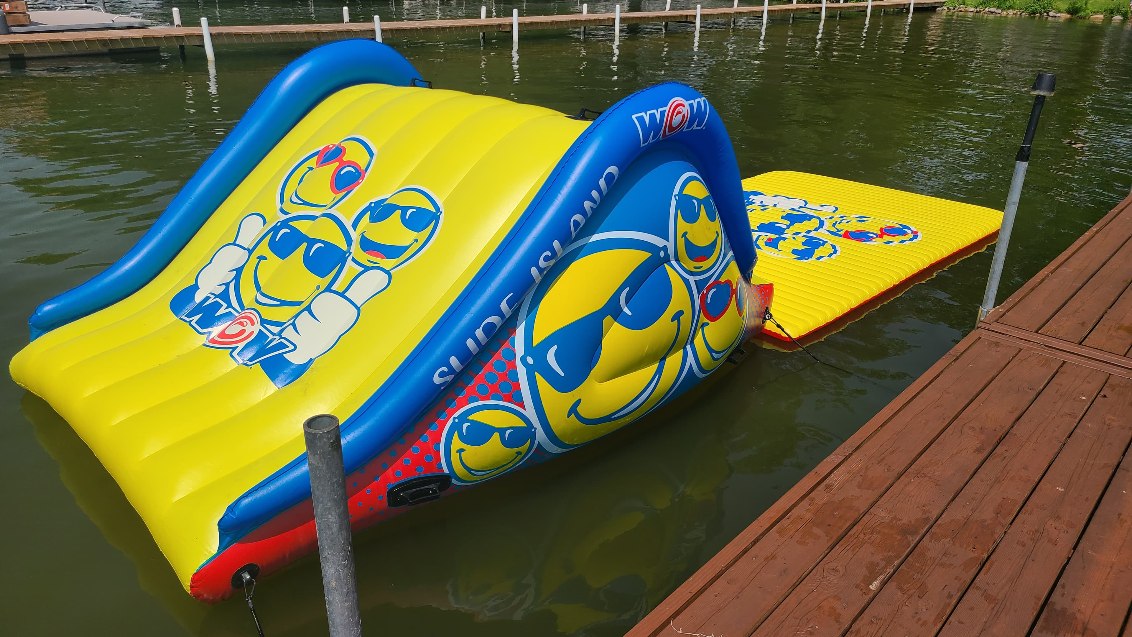 slide swim pad